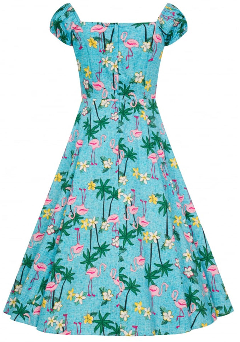 Collectif_DOLORES_Vintage_TROPICAL_FLAMINGO_Palm_Flower_SWING_Dress_Kleid-3g2bjK1WTpilwU