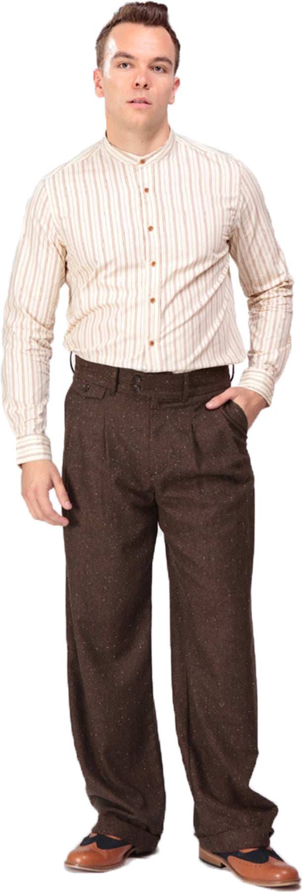 Collectif_EDISON_Vintage_HIGH_WAIST_Retro_Trousers_Herren_HOSE_Pants_Braun_Killer_Kirsche-1u2f6OF2SqzHqG