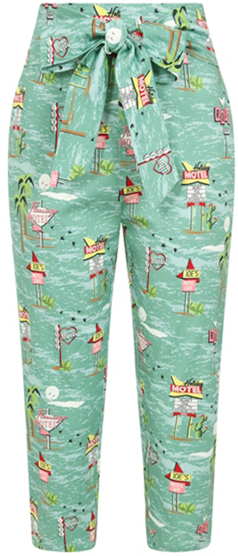 Collectif_EUGENIA_Classic_MOTEL_Vintage_HIGH_WAISTED_Bow_CAPRI_Hose_killer_kirsche_3