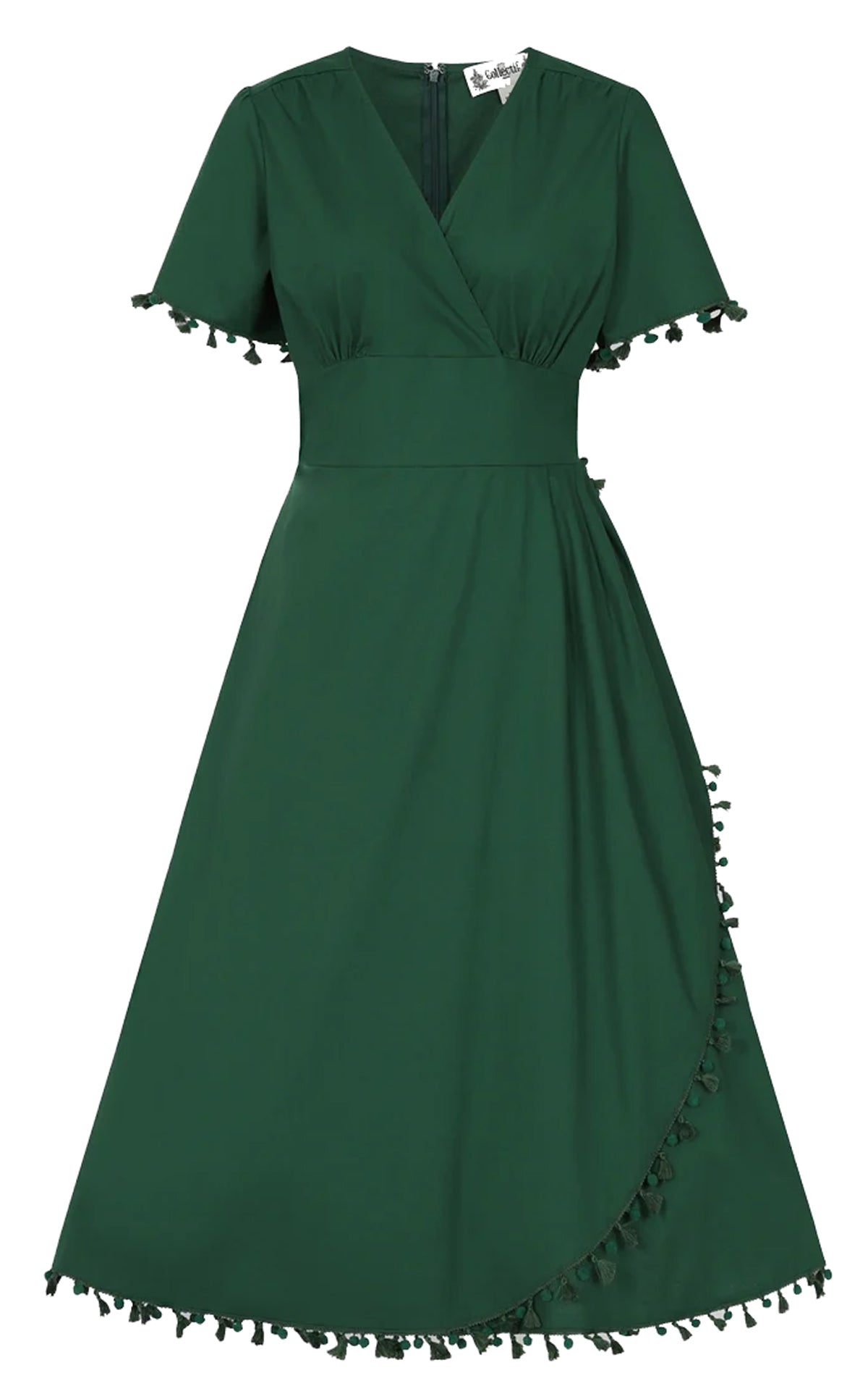 Collectif_FAWZIA_POMPOM_Waterfall_Vintage_Wrap_40s_V-Neck_SWING_Dress_Kleid_-_Dunkelgruen-1fdgDOTrkth9k1