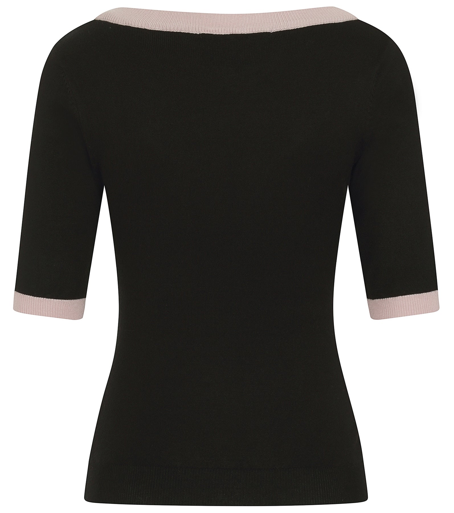 Collectif_FREYA_50s_BOW_Schleife_KNITTED_JUMPER_Halbarm_Pullover_Schwarz-Rosa_killer_kirsche_3zitaiwyGpLA2L