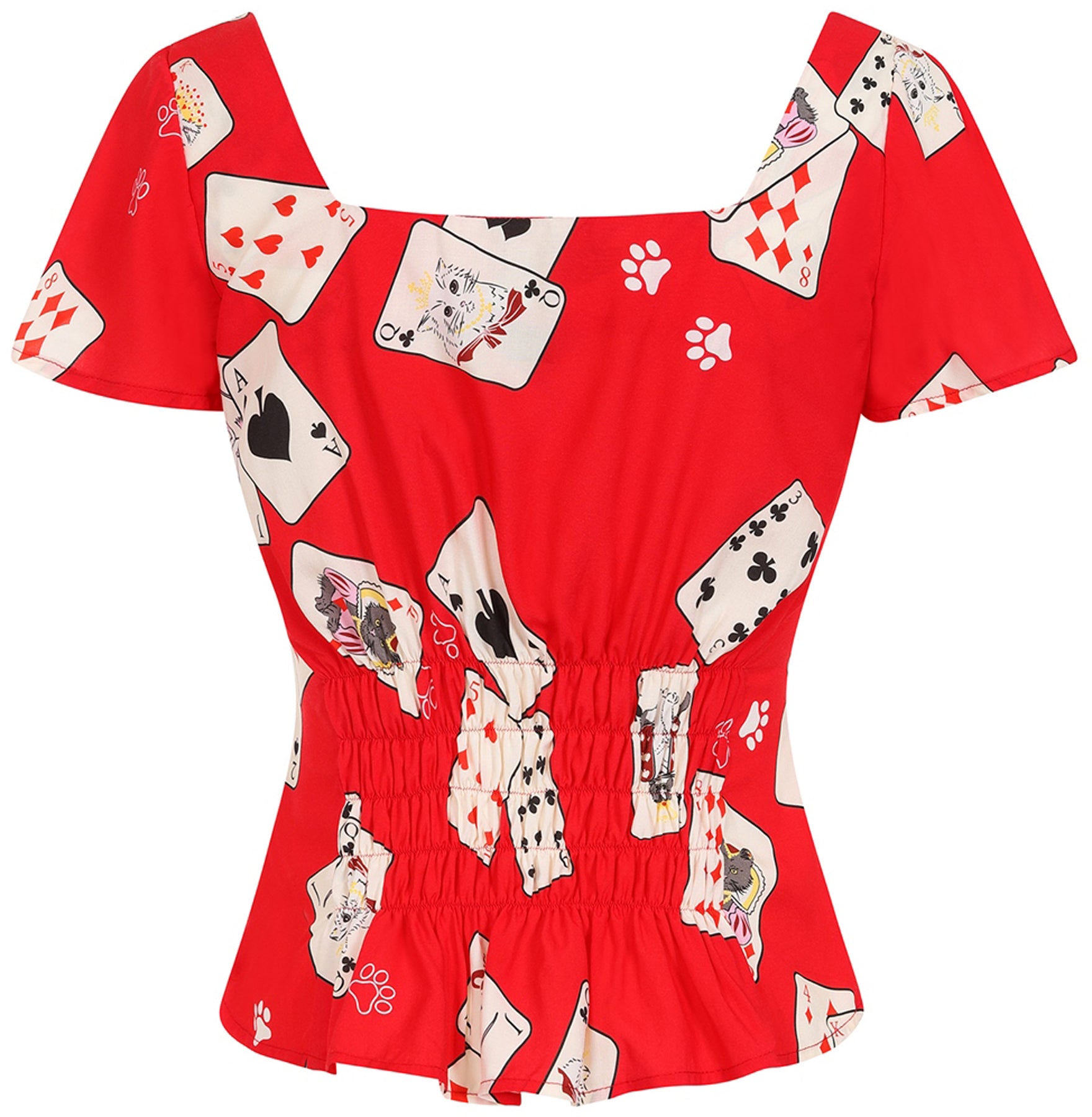 Collectif_Francois_Cat_Croupier_Gambling_Top_Sweetheart_SHIRT_Bluse_killer_kirsche_2