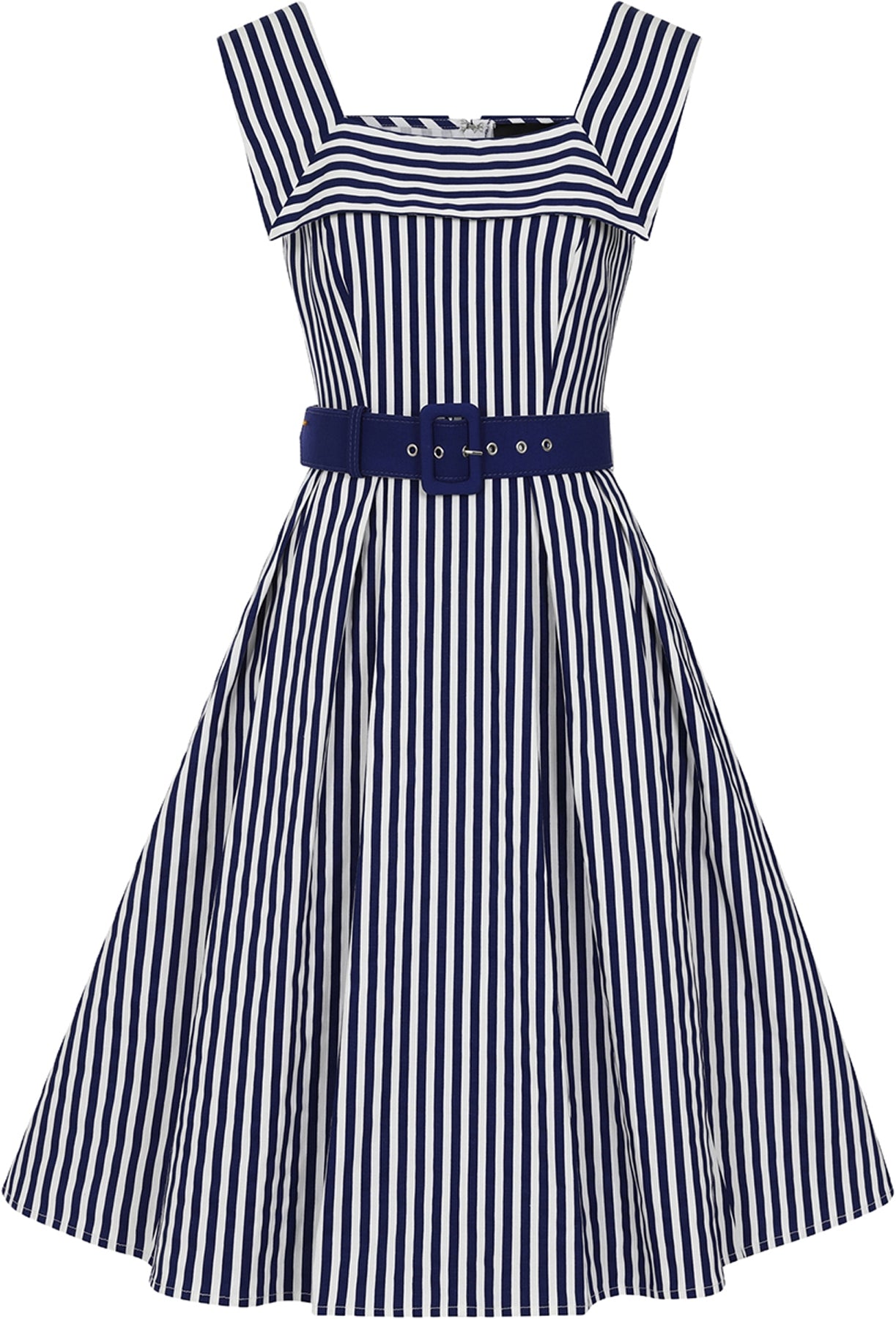 Collectif_GEMMI_STRIPED_Streifen_TRaeGER_Retro_50s_Sailor_SWING_DRESS_Kleid_killer_kirsche