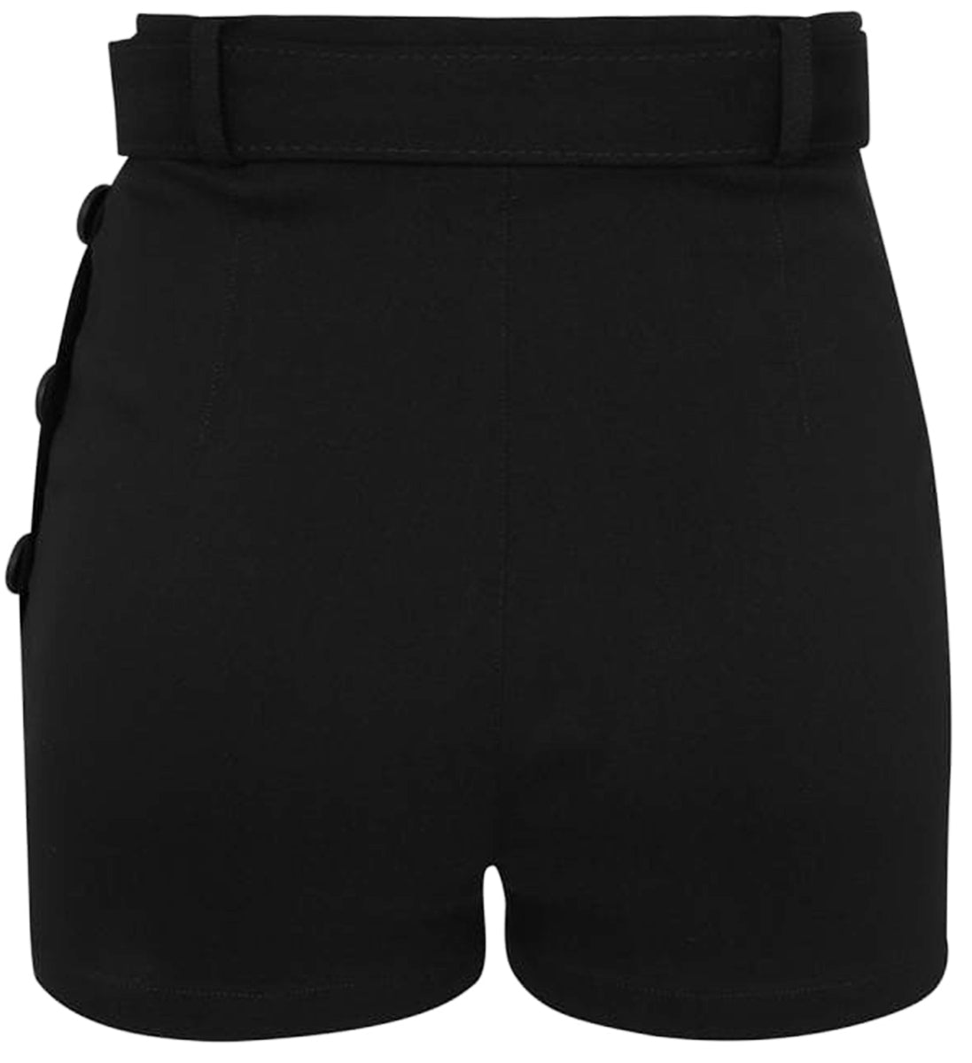 Collectif_GERTRUDE_Vintage_PLAIN_Button_High_Waisted_SHORTS_Hose-3fw5OaN7NiY7AH