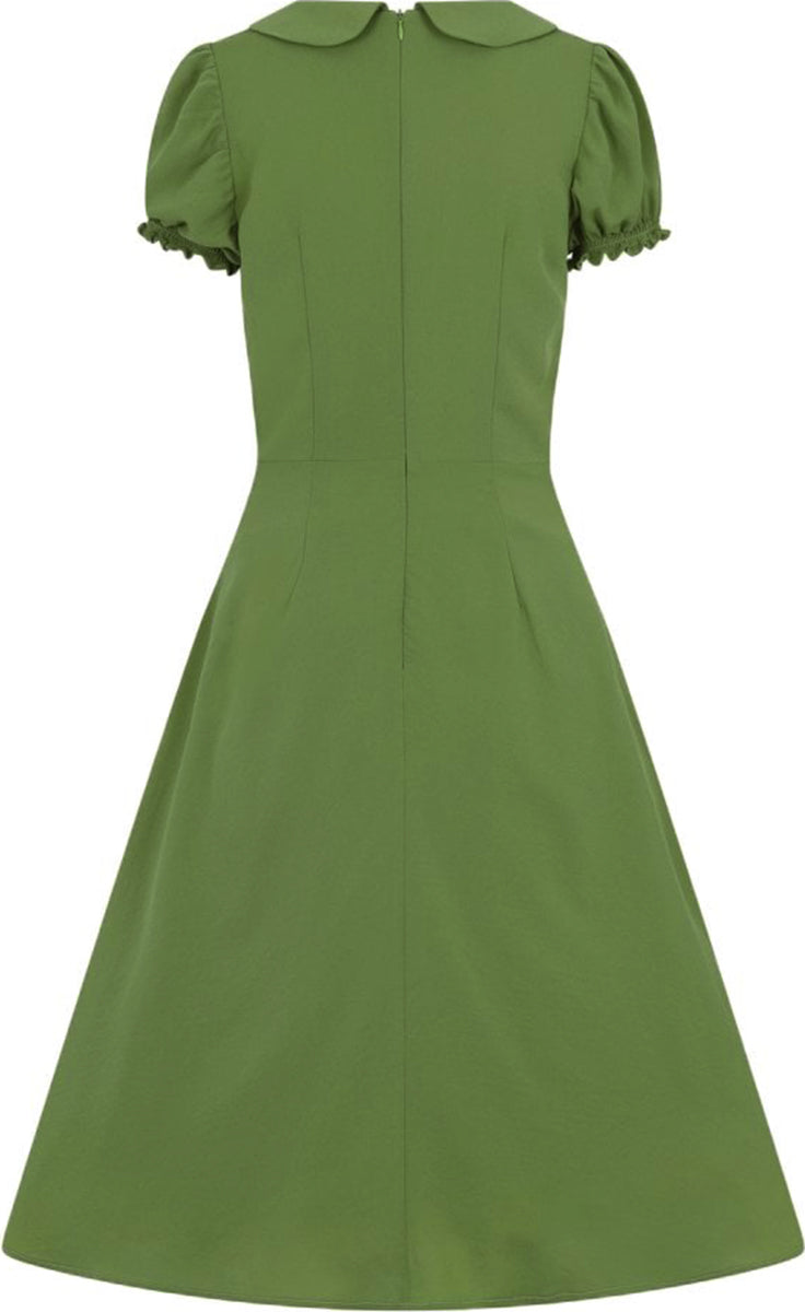 Collectif_GIANNINA_Vintage_PETER_PAN_Puffaermel_SWING_DRESS_Kleid_Gruen-3
