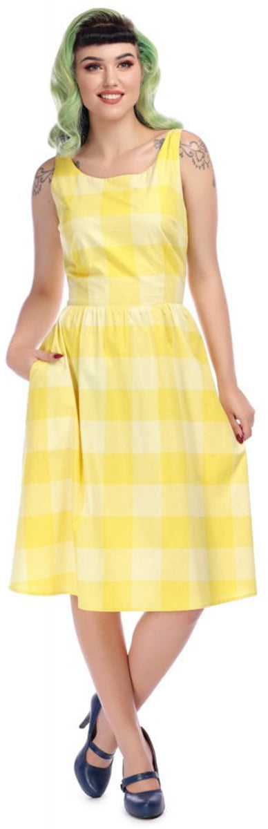 Collectif_GINEVRA_Vintage_SUN_CHECK_Karo_Traeger_SWING_Dress_KLEID-2
