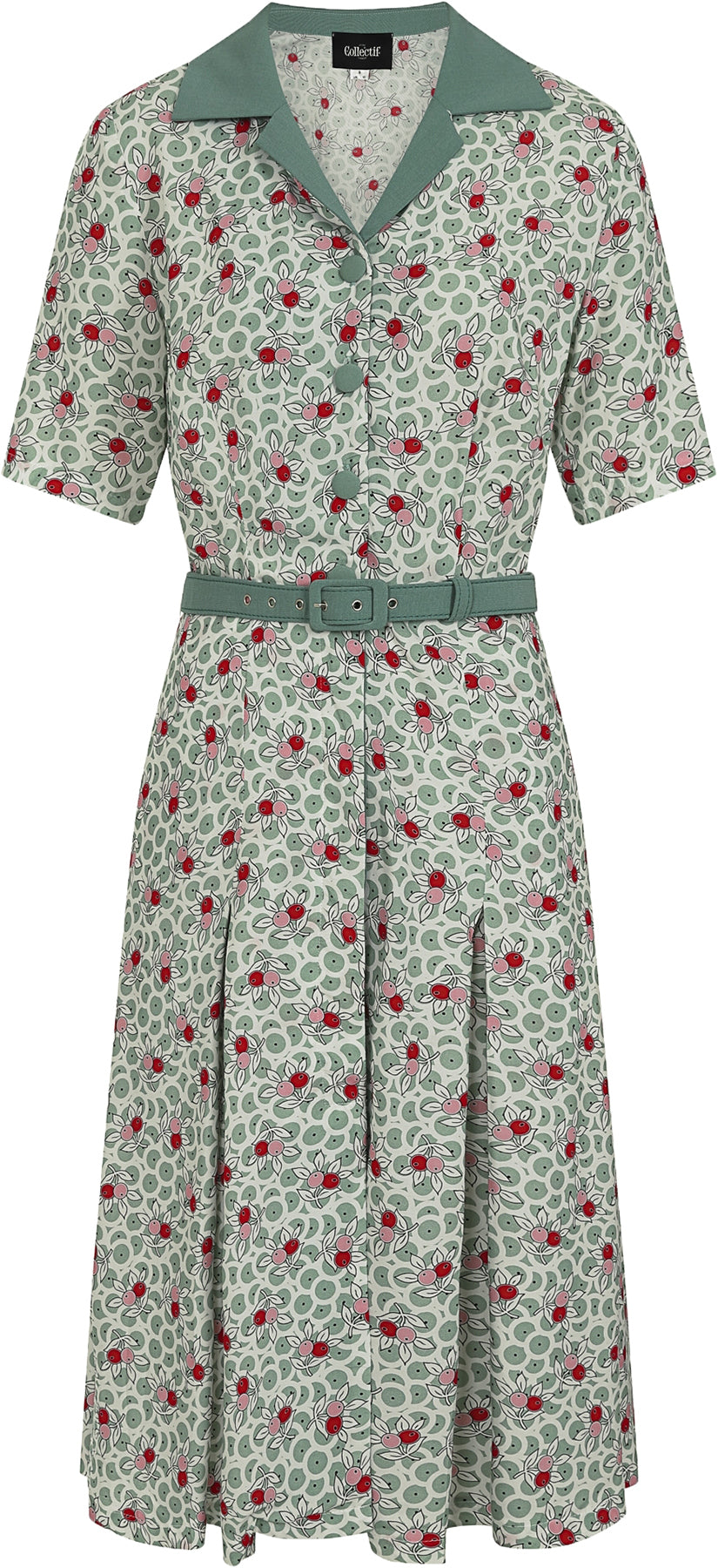 Collectif_GLORIA_BERRY_BUSH_50s_Buttoned_V-NECK_Kurzarm_A-LINIE_DRESS_Hemdkleid_Killer_Kirsche-14VeXD2ByATgEG