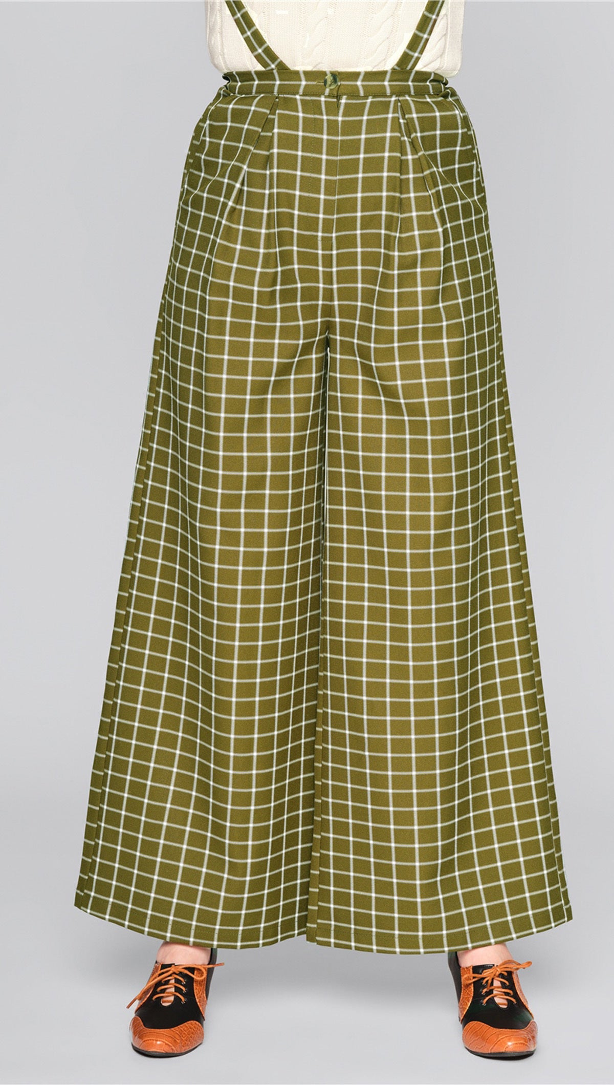 Collectif_GLYNDA_ACRES_CHECK_High_Waist_SUSPENDERS_Marlene_HOSE_Trousers-28hKUwIZA13gdj
