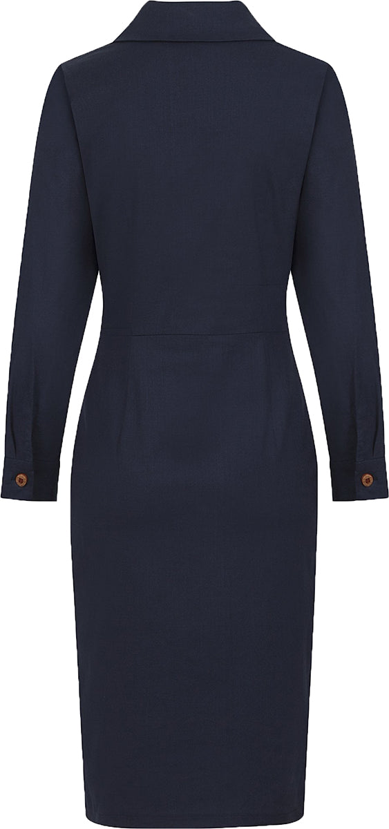 Collectif_HAILEY_Vintage_PLAIN_Button_Up_PENCIL_DRESS_Hemdkleid_Bleistiftkleid_Navy-2B9c9bjtlqF6xl