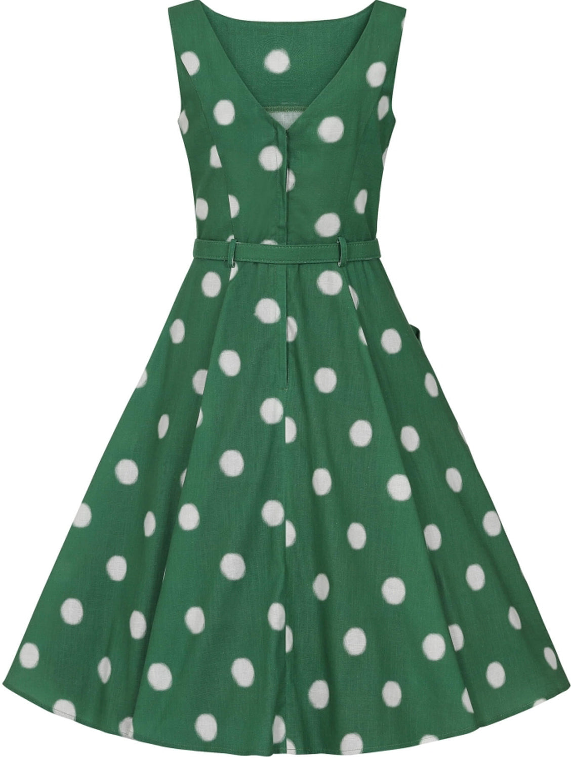 Collectif_HEPBURN_Vintage_PAINTED_POLKA_DOT_Punkte_SWING_DRESS_Kleid_Gruen_killer_kirsche_1