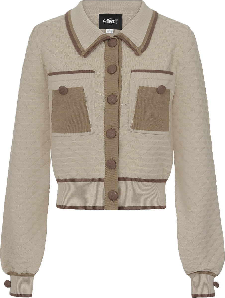 Collectif_HETTY_Vintage_BISHOP_SLEEVE_Retro_50s_60s_CARDIGAN_Strickjacke_Beige-2
