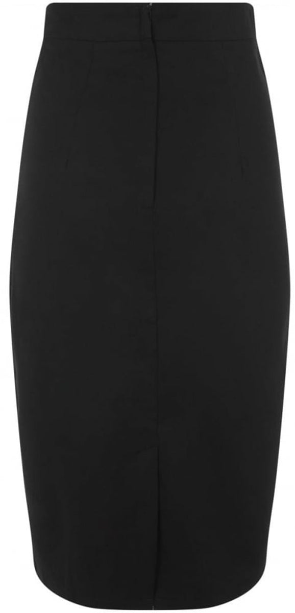 Collectif_HILDA_Vintage_Plain_BASIC_Pencil_Skirt_BLEISTIFROCK_Schwarz-3