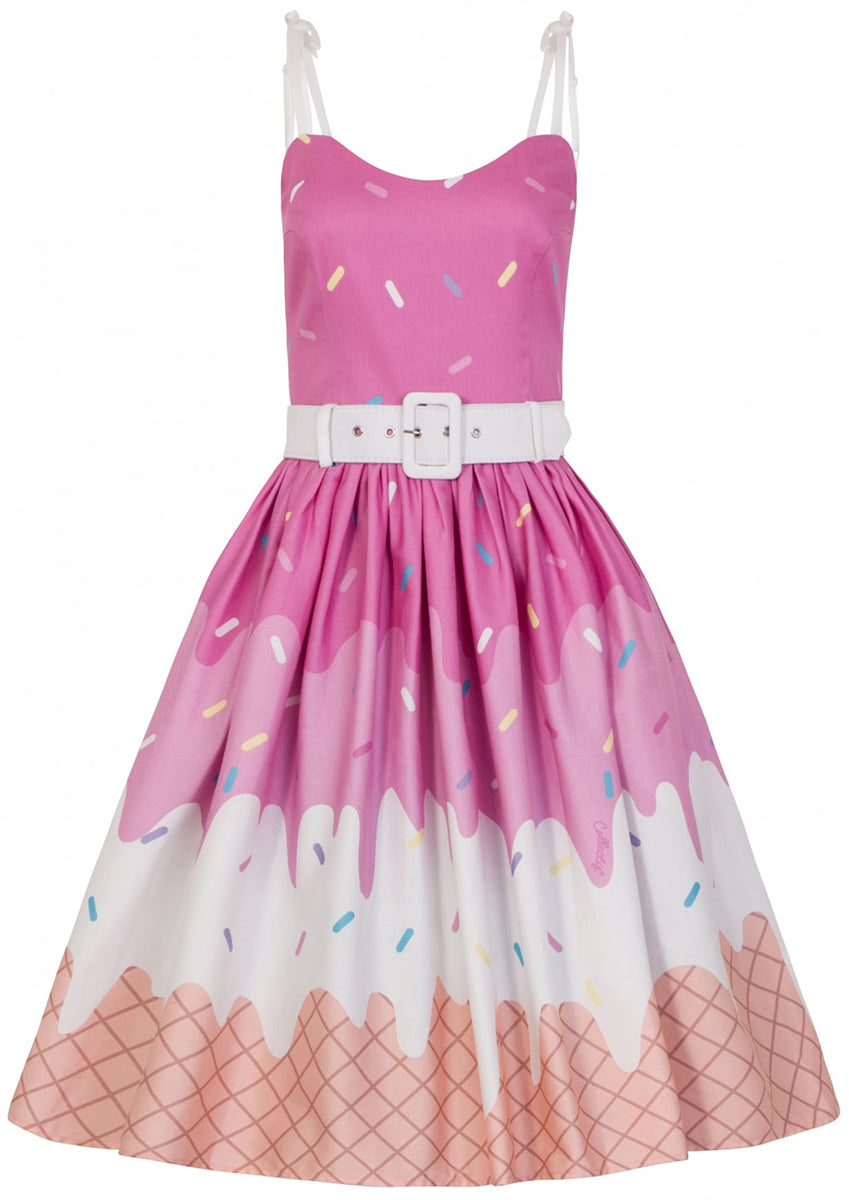 Collectif_JADE_Vintage_ICE_CREAM_Eiswaffel_Sprinkles_SWING_Dress_Kleid-2a0l0IXENvyYEt