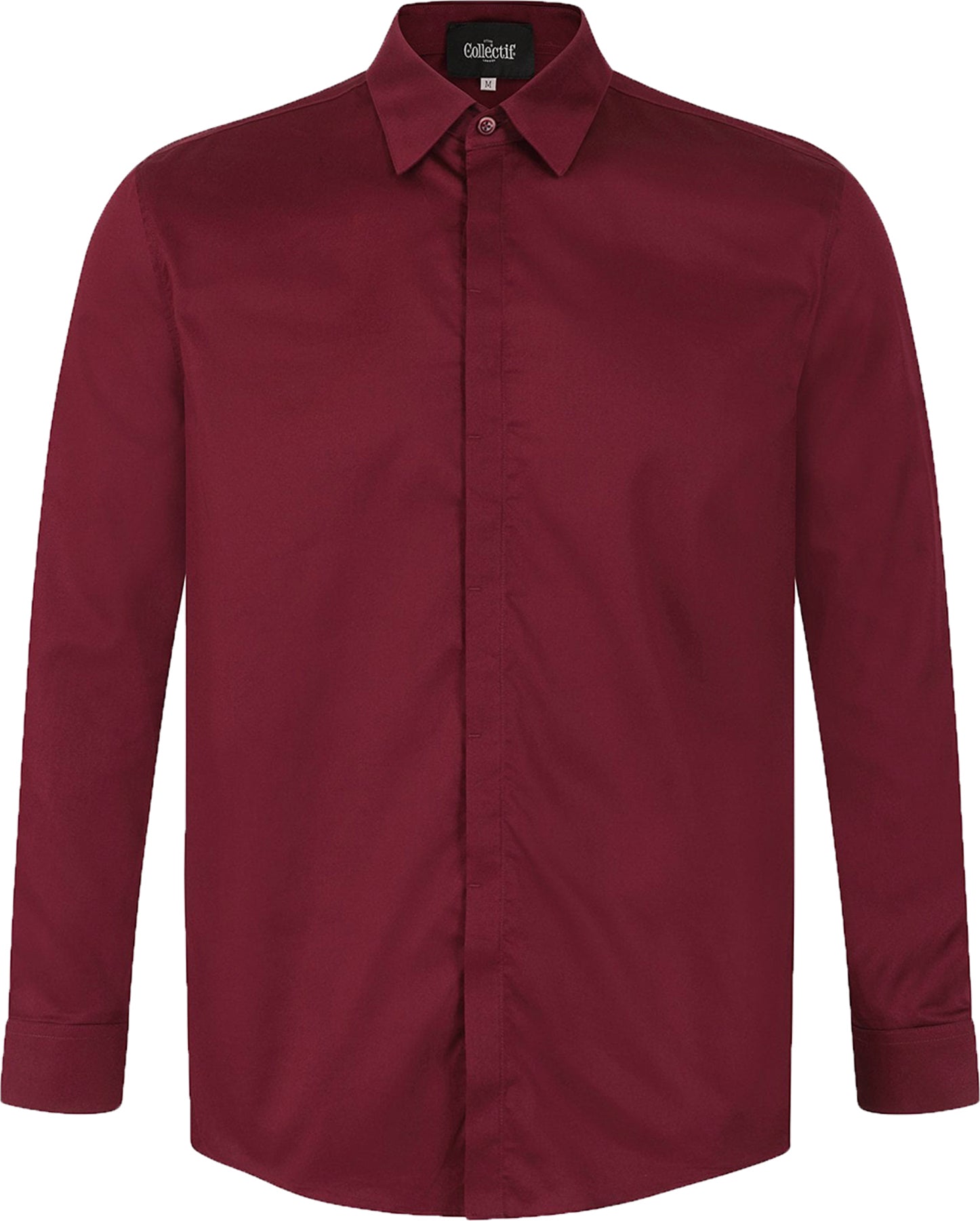 Collectif_JAMIE_Vintage_PLAIN_Classic_Uni_HERREN_Langarm_Shirt_HEMD_Weinrot_killer_kirschecs3fZTI0XBMQV