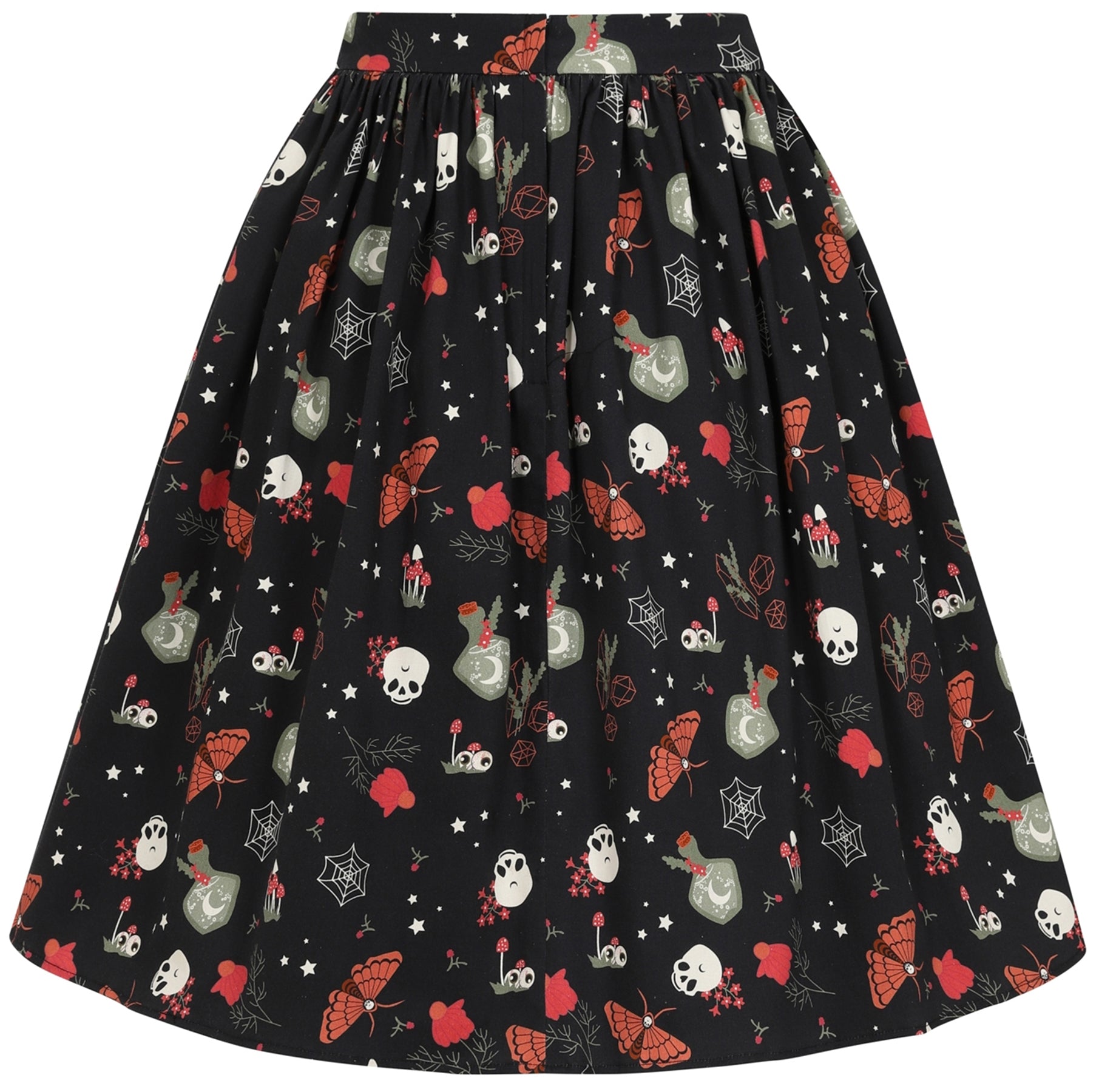 Collectif_JASMINE_WITCHES_GARDEN_Halloween_SKULLS_50s_SWING_SKIRT_Rock_killer_kirsche_3
