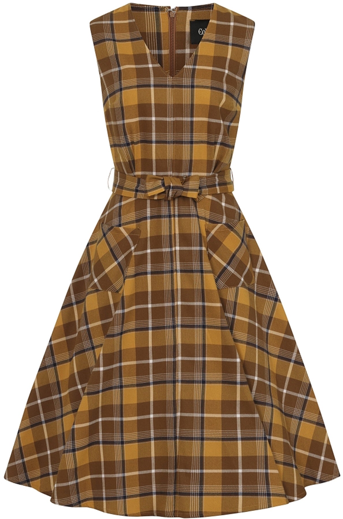 Collectif_JAYLEEN_Vintage_MOONHILL_CHECK_Karo_A-LINIE_DRESS_Swing_Kleid_killer_kirsche_2