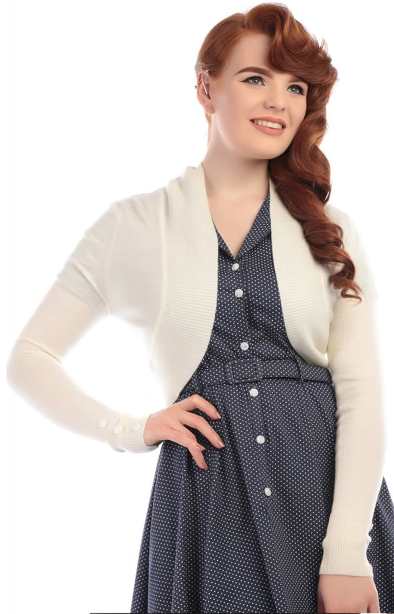 Collectif_JEAN_Knitwear_Vintage_CROPPED_Langarm_BOLERO_Strickjacke_-_Ivory-1