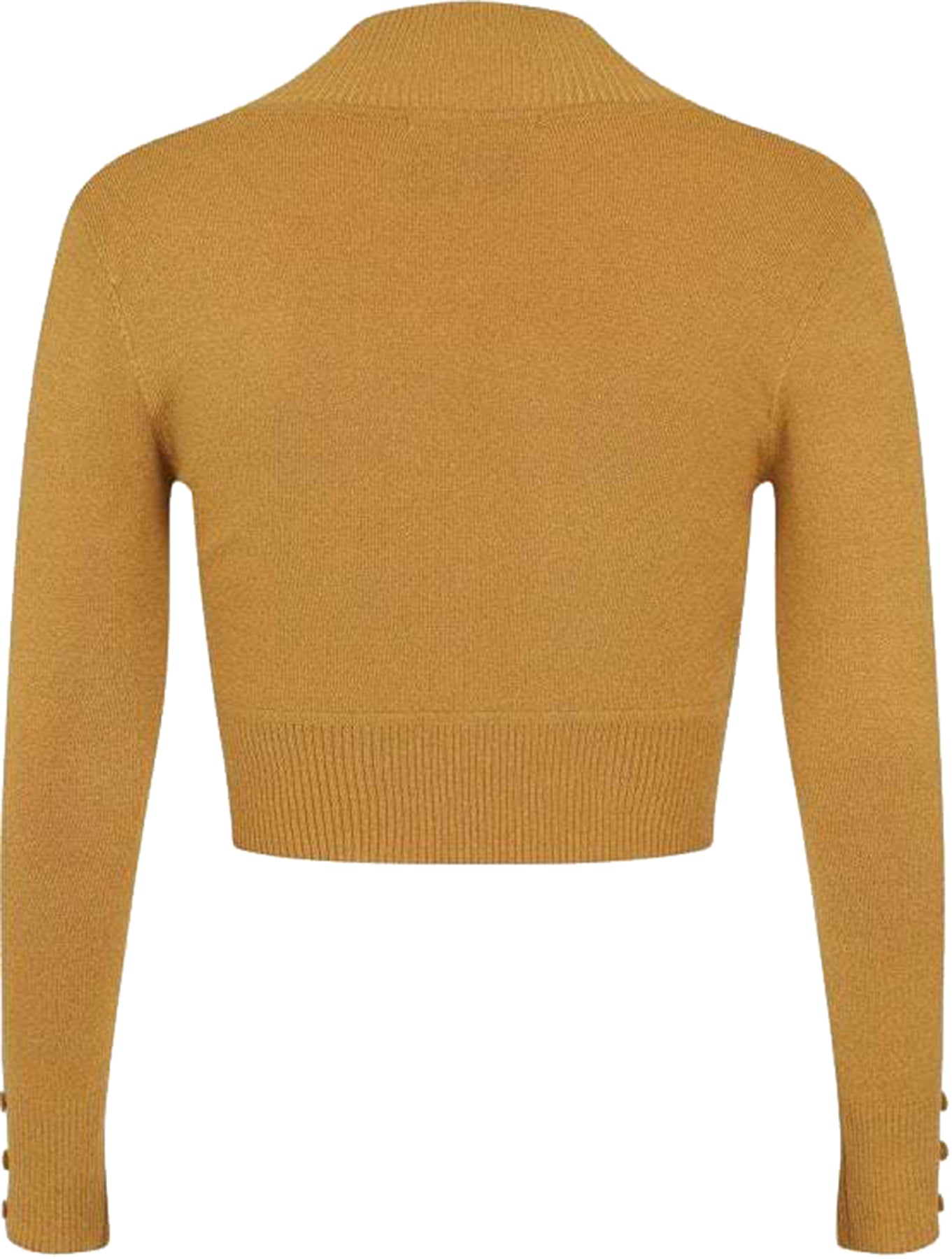 Collectif_JEAN_Knitwear_Vintage_CROPPED_Langarm_BOLERO_Strickjacke_Senfgelb_Killer_Kirsche-2