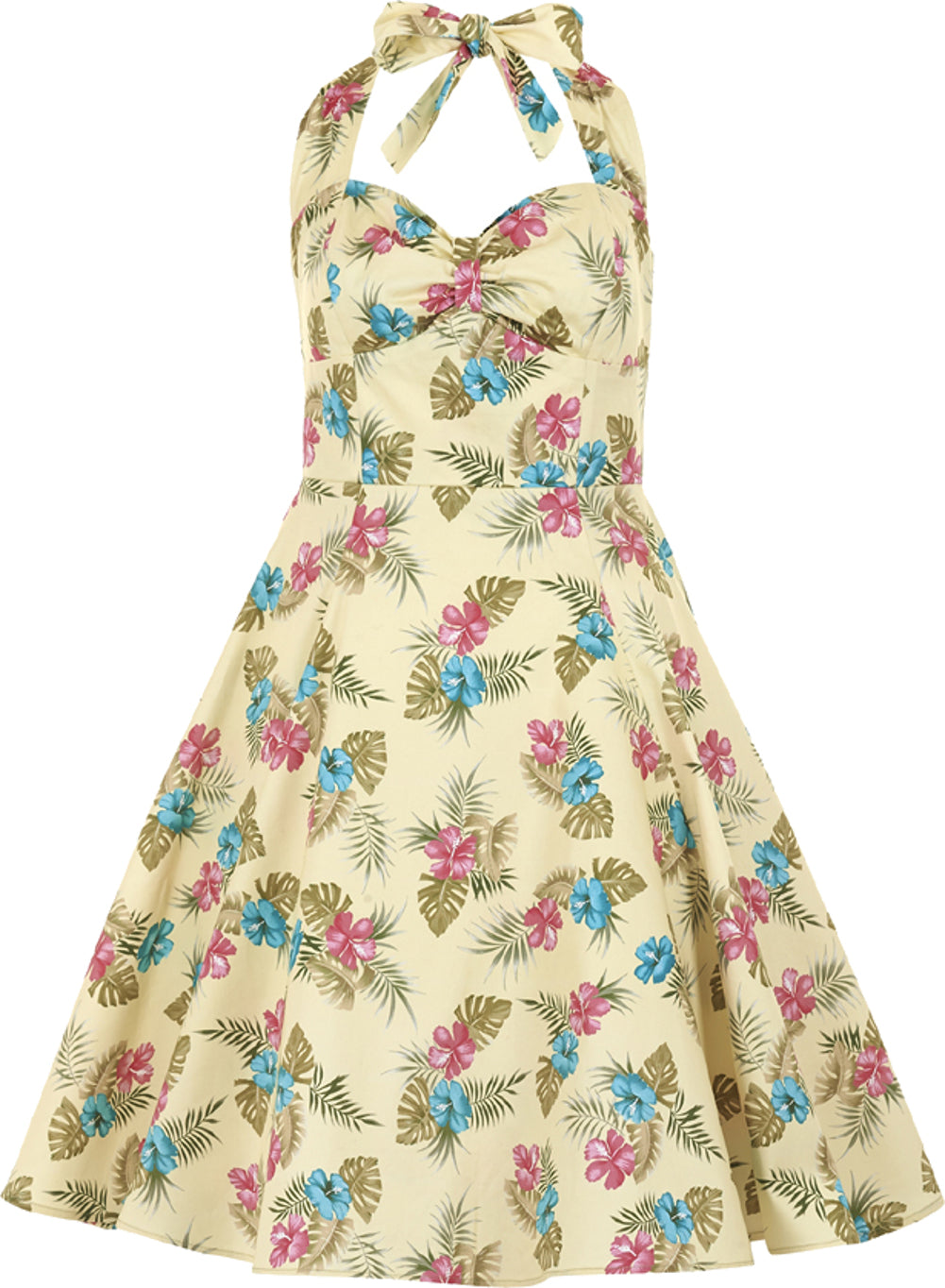 Collectif_JOANNA_Honolulu_HIBISCUS_Aloha_Doll_Neckholder_SWING_Kleid