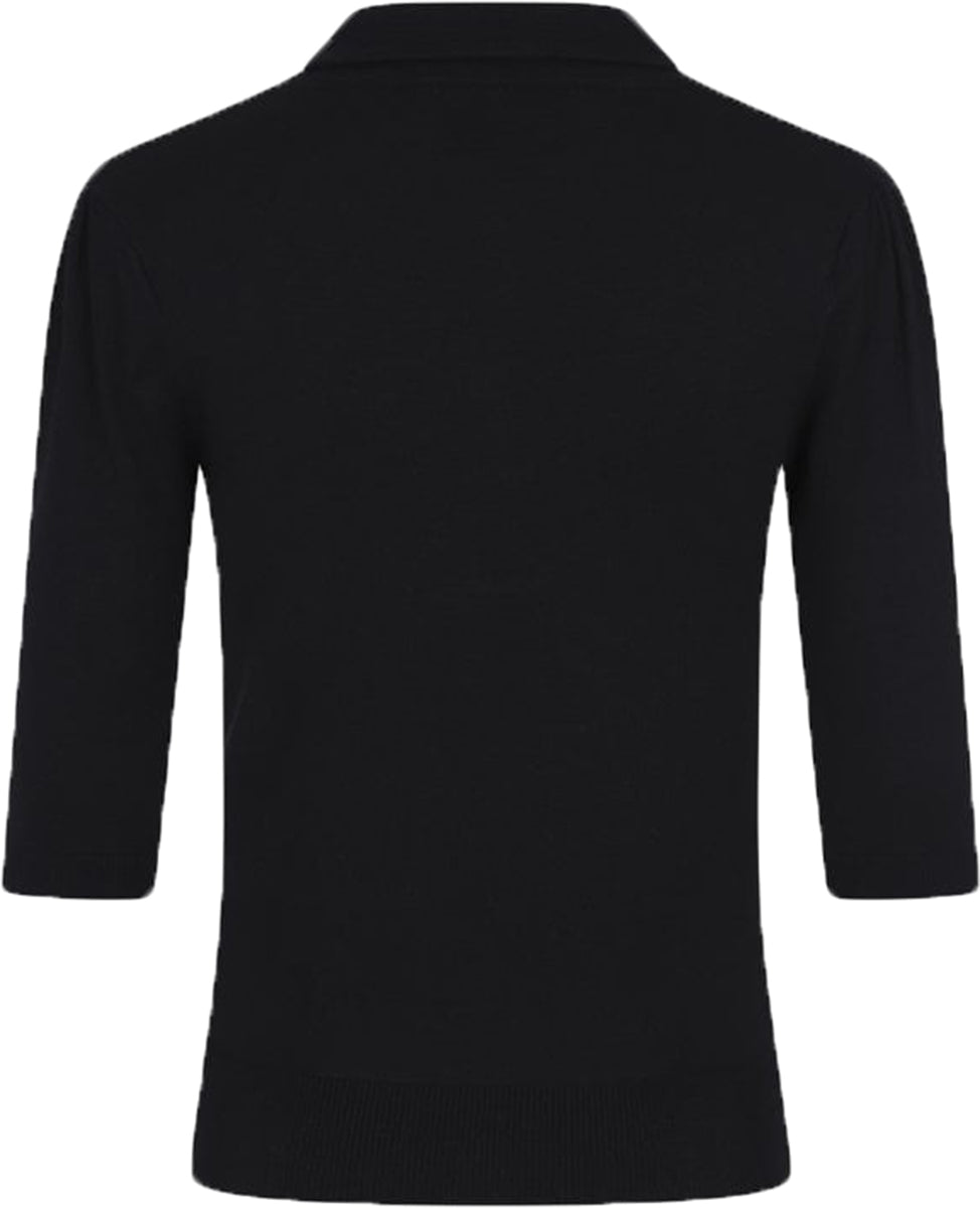 Collectif_JORGIE_Vintage_BUBIKRAGEN_Dreiviertelarm_50s_JUMPER_Pullover_Schwarz-3