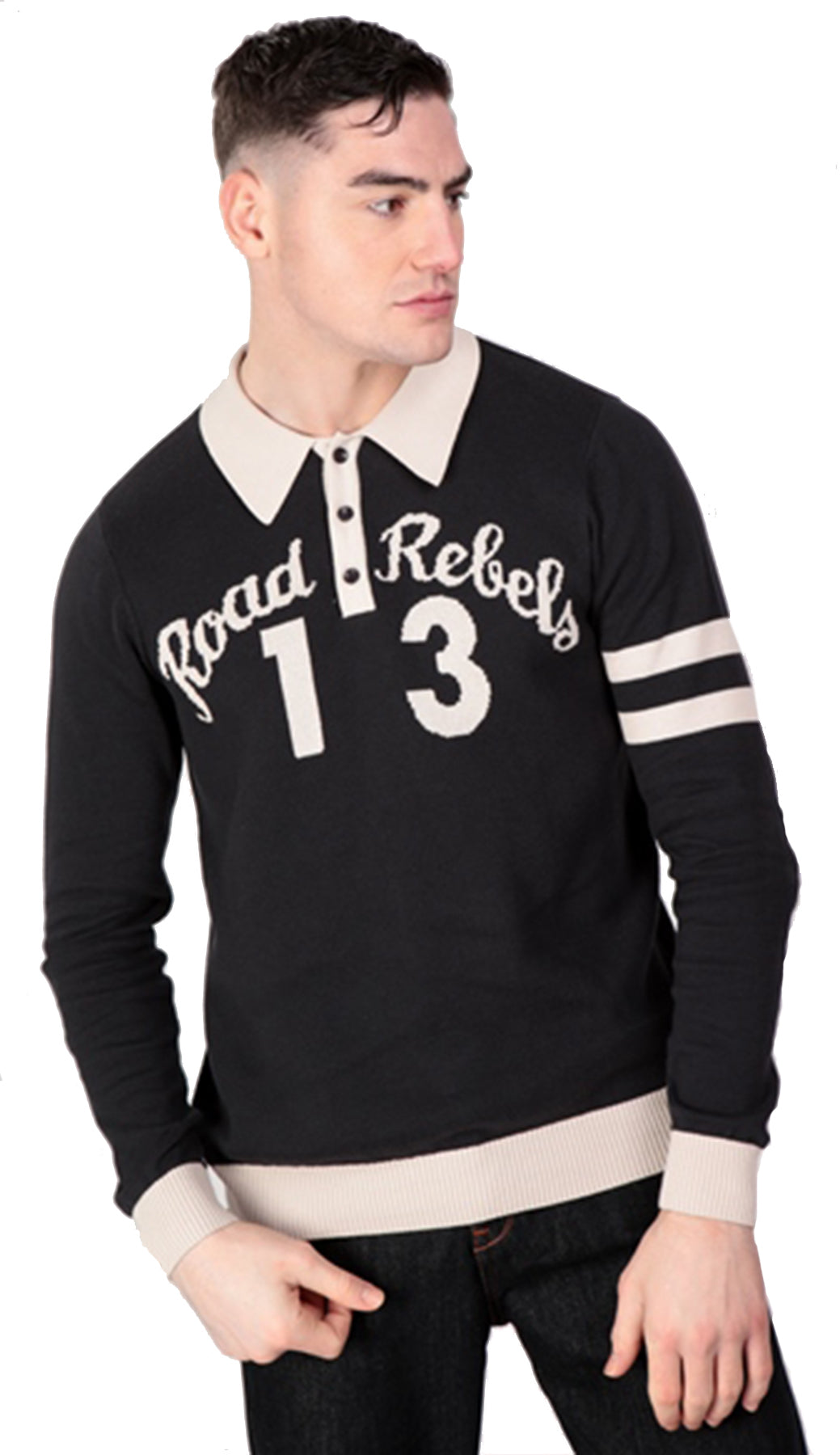 Collectif_JO_Vintage_ROAD_REBELS_Langarm_POLO_Strick_Oberteil_PULLOVER_killer_kirsche_2