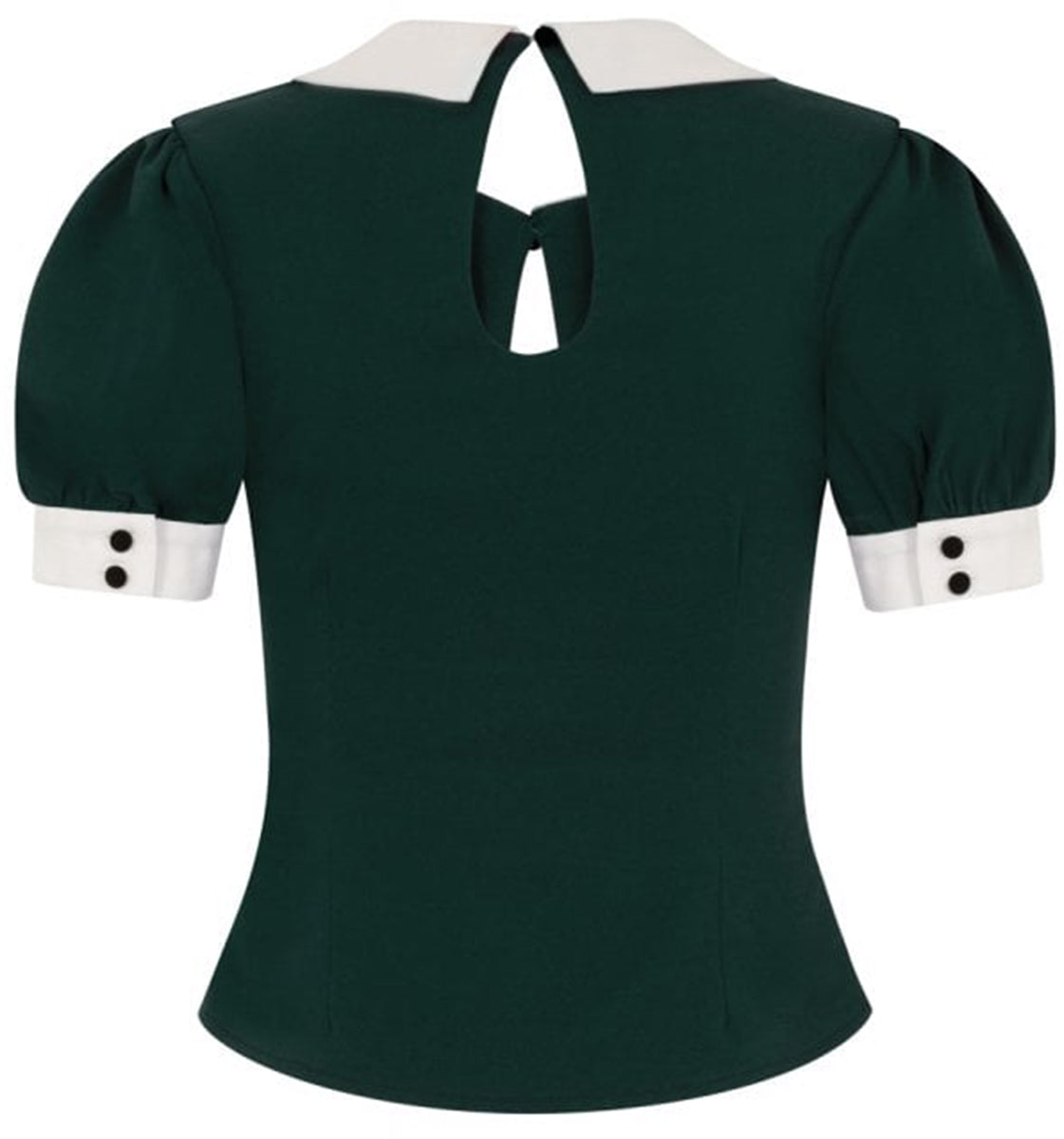 Collectif_KHLOE_Vintage_PETER_PAN_Peephole_KURZARM_Bluse_SHIRT_Gruen-3Agfse9nJAjy78