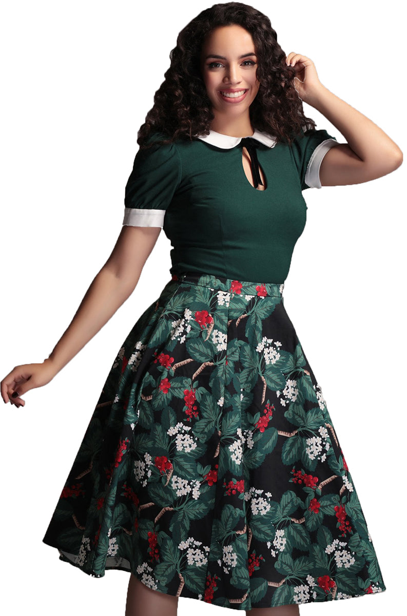 Collectif_KHLOE_Vintage_PETER_PAN_Peephole_KURZARM_Bluse_SHIRT_Gruen-4v3oaUBdPjw51j