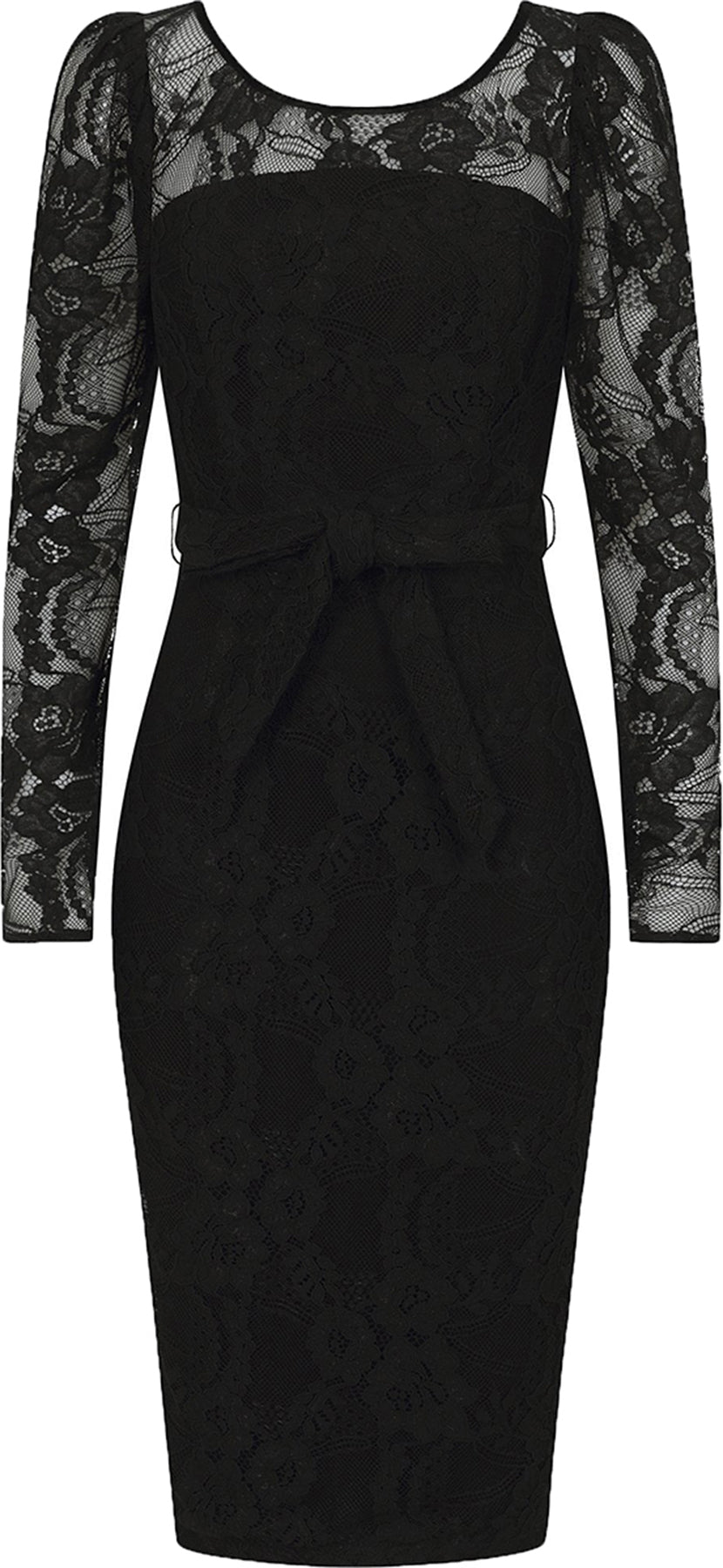 Collectif_LORETTE_Vintage_FLORAL_LACE_Spitze_50s_PENCIL_DRESS_Bleistiftkleid_killer_kirsche
