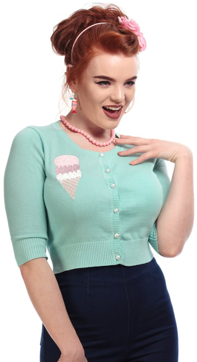 Collectif_LUCY_Vintage_ICE_CREAM_Eistuete_3_4_Arm_Strickjacke_CARDIGAN-1