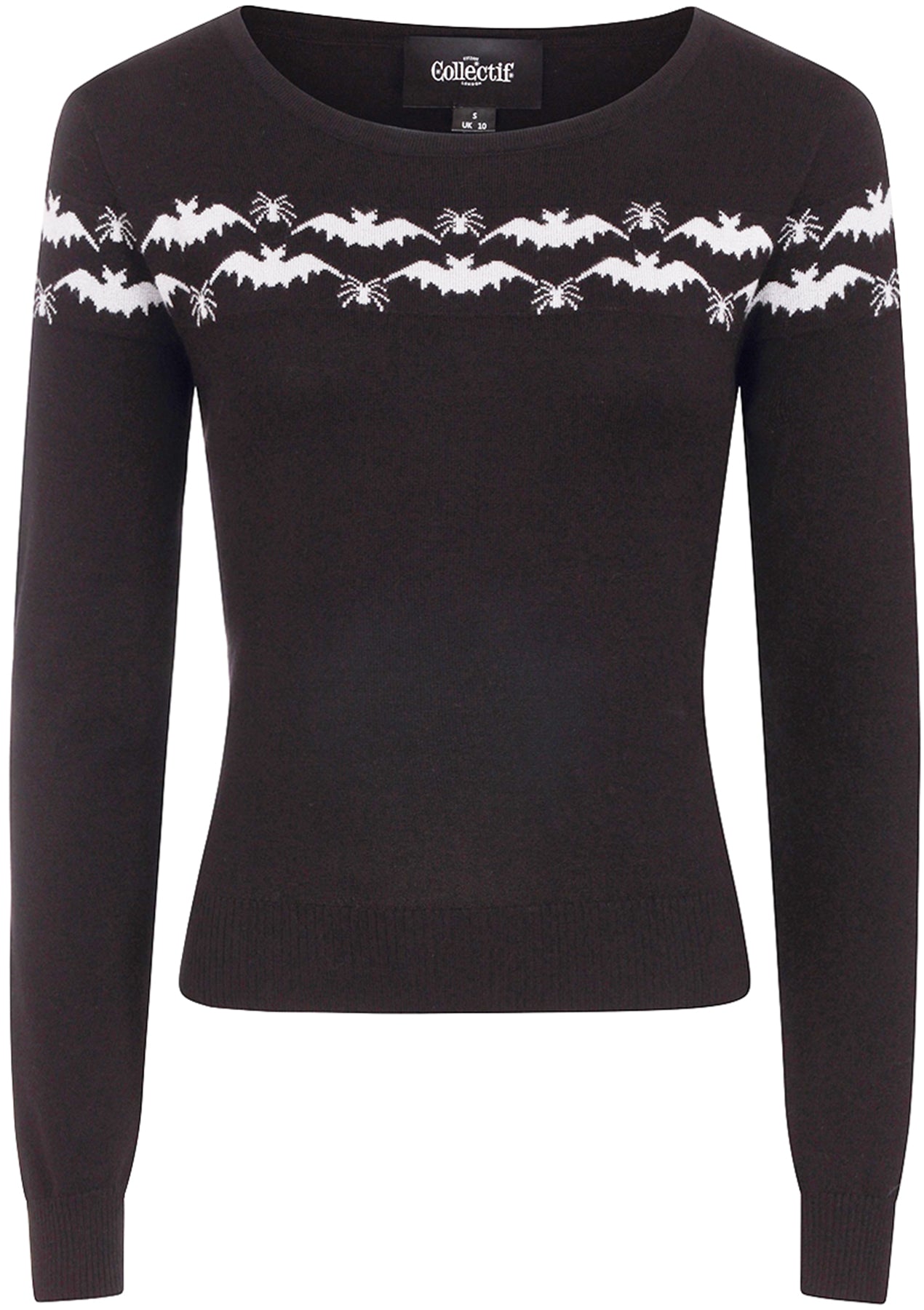 Collectif_MACHI_BATS_GOTHIC_KNITTED_LANGARM_Feinstrick_PULLOVER_Oberteil_killer_kirsche_2