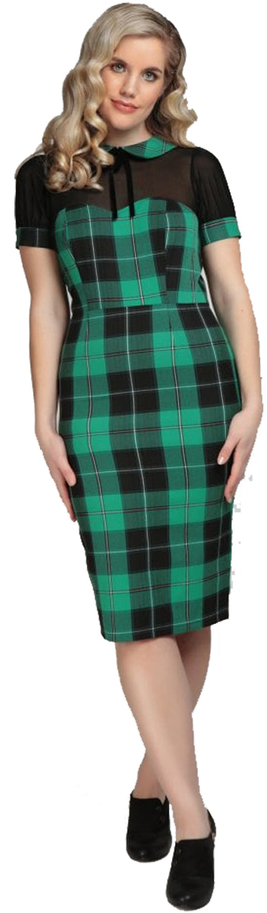 Collectif_MAC_FOLIAGE_CHECK_Vintage_MESH_Bubikragen_PENCIL_Bleistiftkleid_killer_kirschewQ8pgohBpXT4d