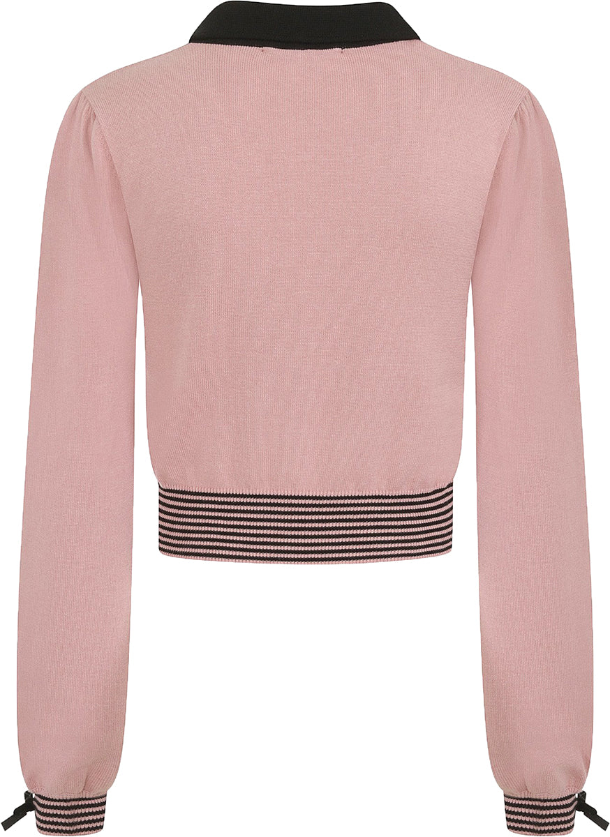 Collectif_MAEVE_Vintage_Velvet_Bow_BUBIKRAGEN_Streifen_Pullover_JUMPER_Rosa-3DK6006OgUAJMk