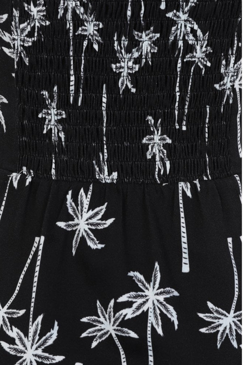 Collectif_MAHINA_Tropical_PALM_TREE_Sarong_TRaeGER_Dress_KLEID_Schwarz-5