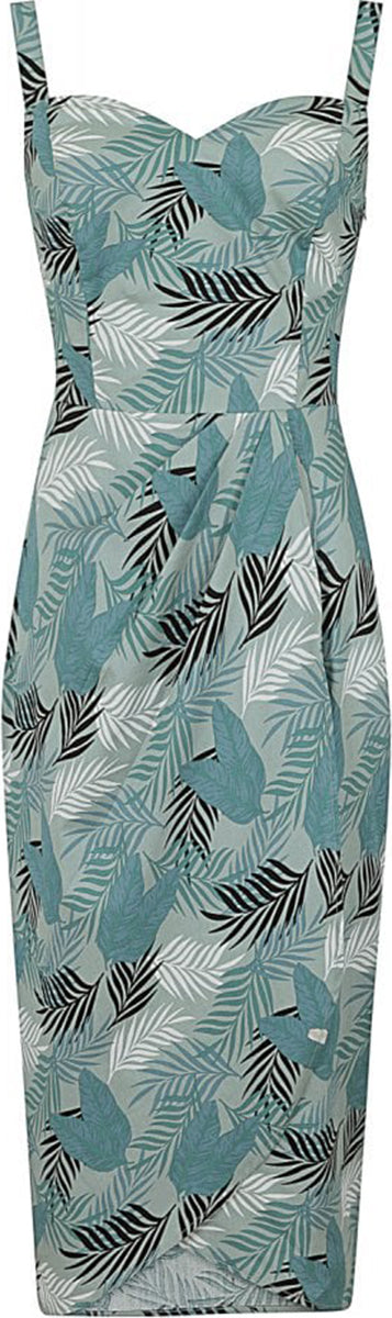 Collectif_MAHINA_Vintage_COOL_PALM_Palmenblaetter_SARONG_Dress_KLEID-2
