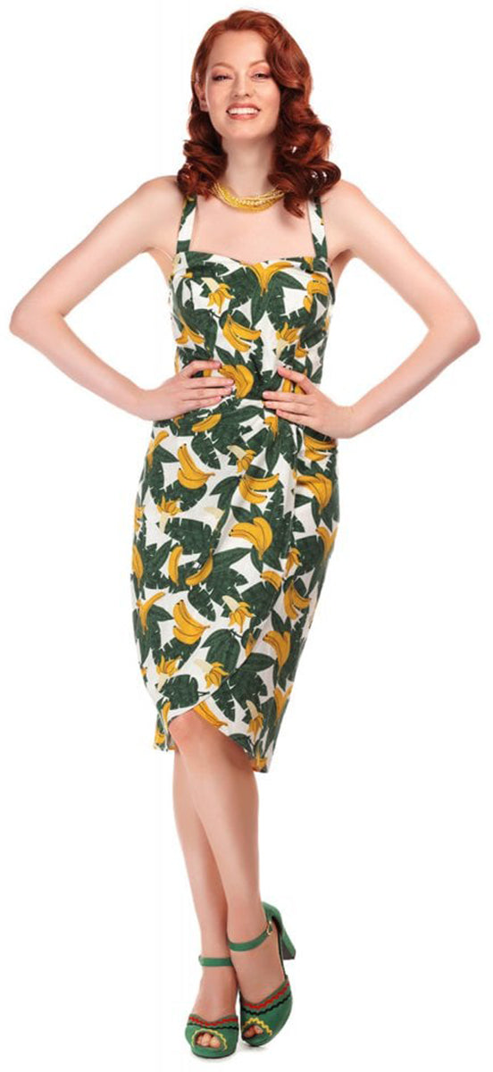 Collectif_MAHINA_Vintage_TROPICAL_BANANA_Blaetter_SARONG_Dress_KLEID-1