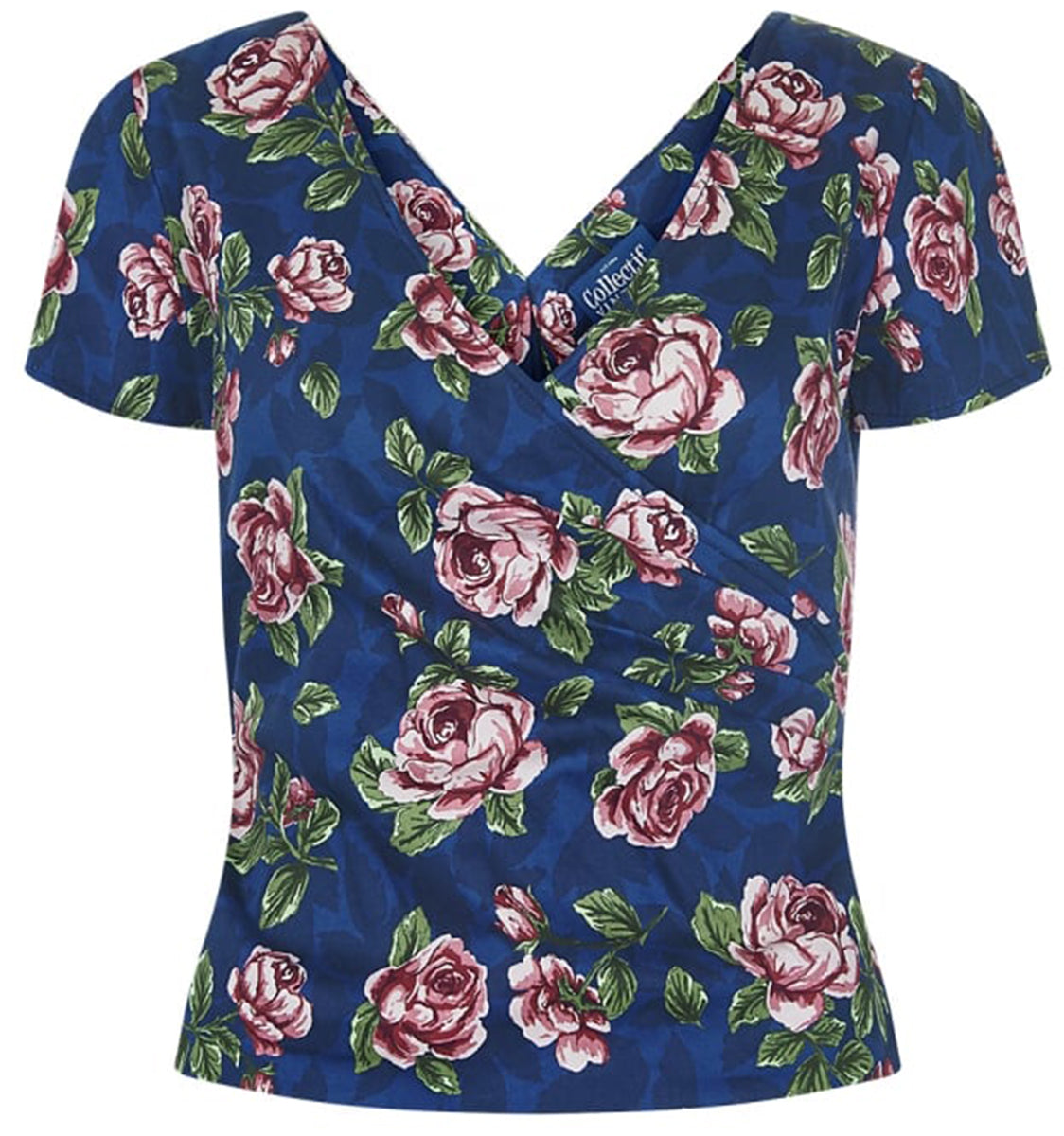 Collectif_MARIA_Vintage_BLOOM_V-Neck_ROSEN_Floral_SHIRT_Oberteil-2