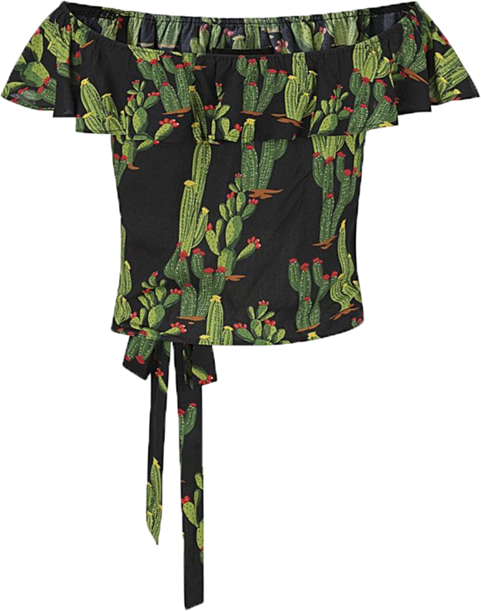 Collectif_MARIETTA_Vintage_CACTUSLAND_Kaktus_RUFFLE_Volant_BLUSE_Tie_Top-3