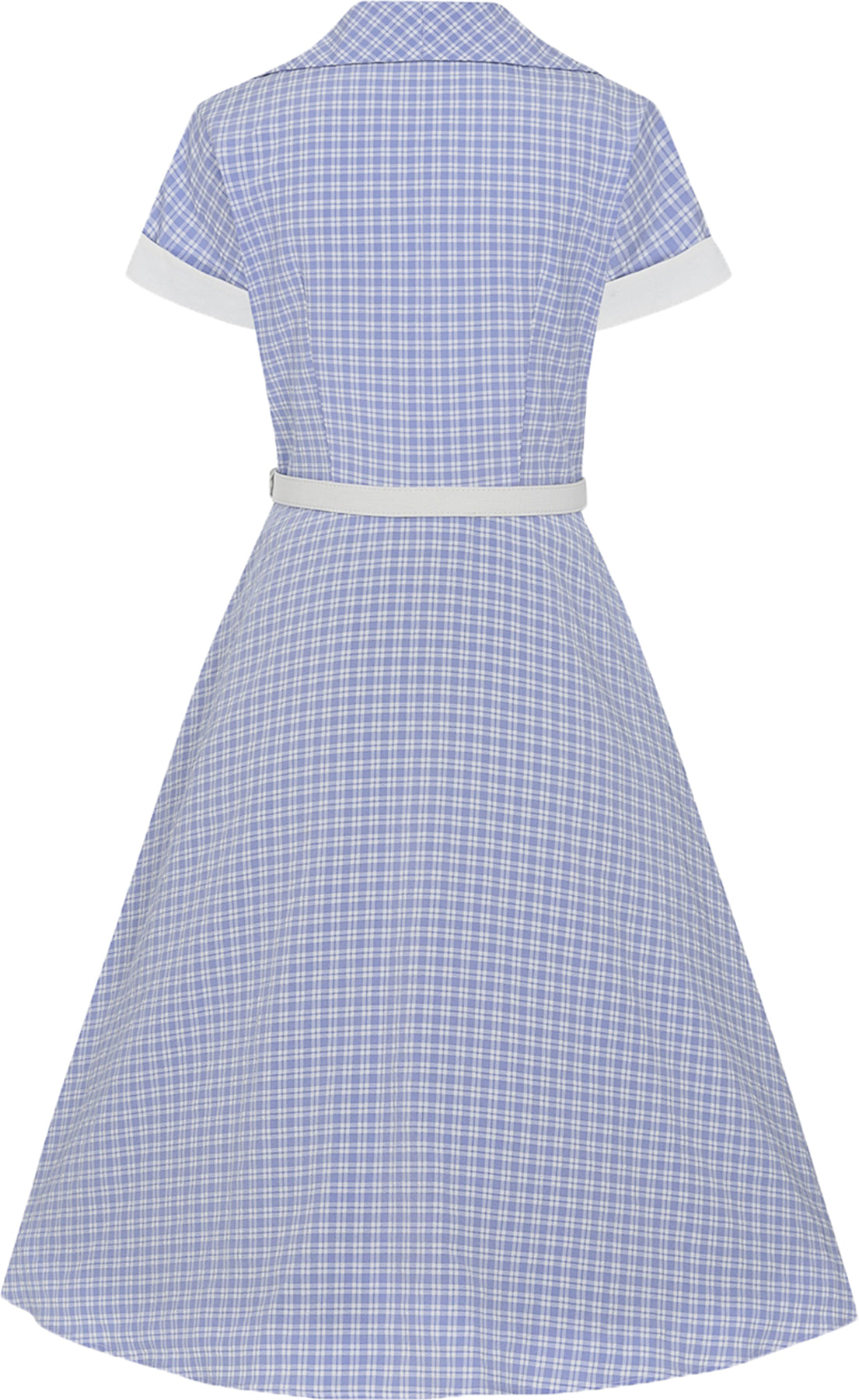 Collectif_MARJORIE_Vintage_GINGHAM_Karo_KURZARM_Shirtwaist_SWING_DRESS_Kleid_Killer_Kirsche-3