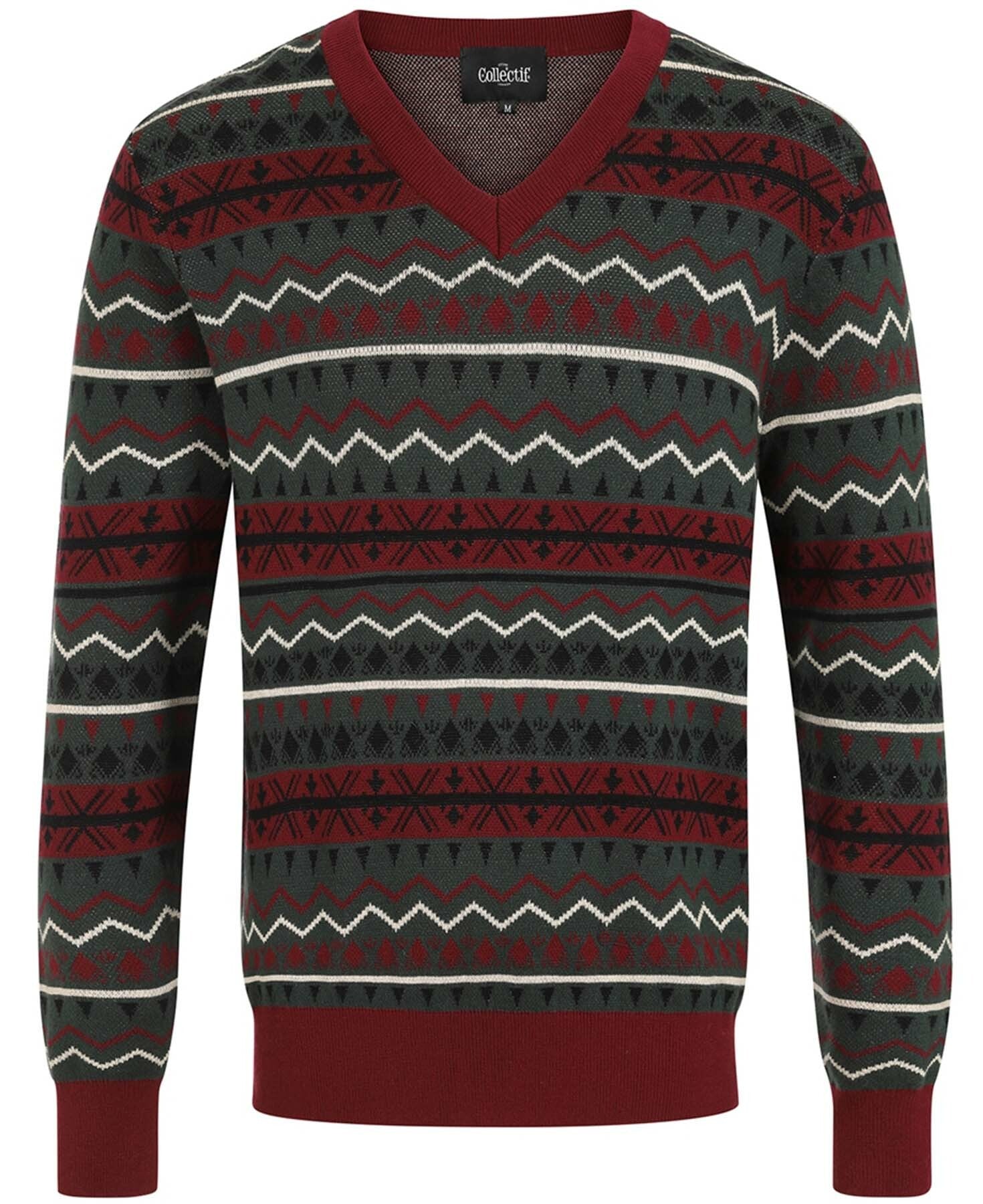 Collectif_MARK_Vintage_Fair_Isle_Knitted_Feinstrick_LANGARM_Pullover_killer_kirsche_2