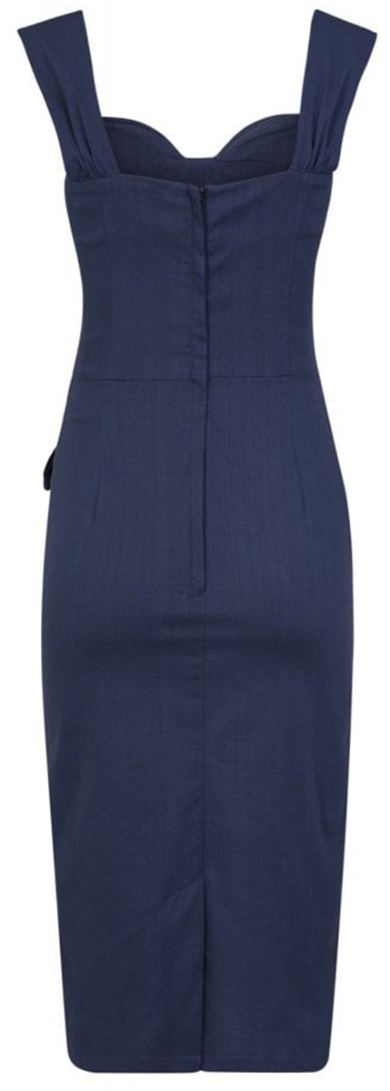 Collectif_MARLENE_Vintage_BUTTON_Plain_Pencil_Dress_BLEISTIFTKLEID-3