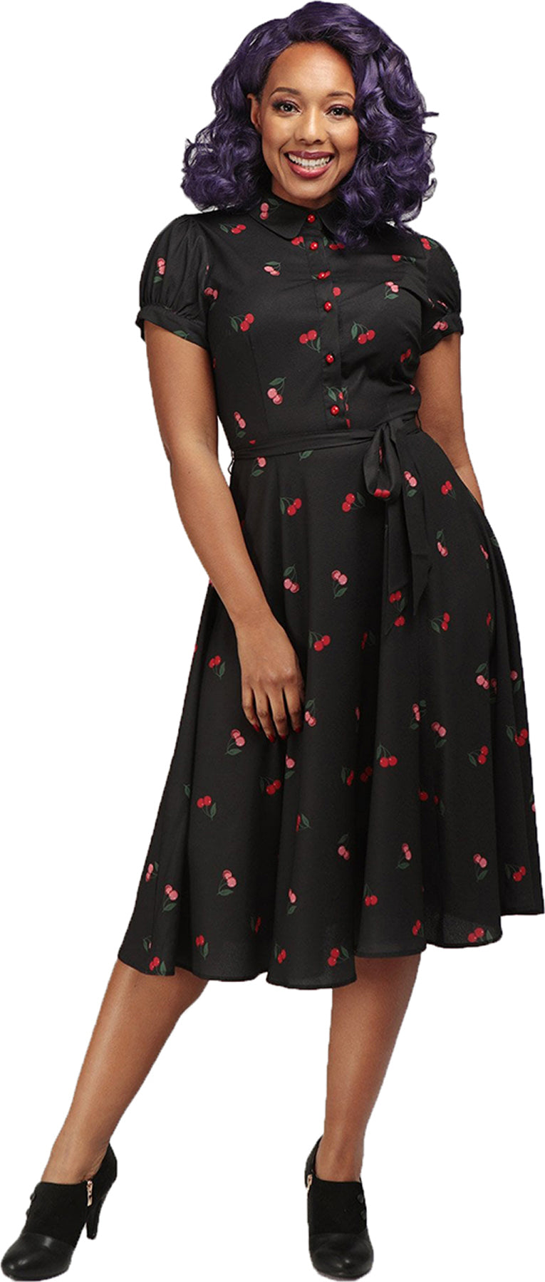 Collectif_MARY_GRACE_50s_CHERRY_CHERRY_Bubikragen_Kurzarm_SWING_DRESS_Kleid_killer_kirscheQ5ImXmGv22Qdw