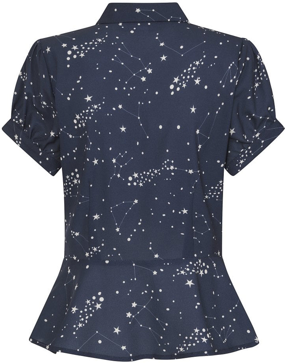 Collectif_MARY_GRACE_50s_ZODIAC_CONSTELLATION_Sterne_Bubikragen_KURZARM_Bluse_killer_kirsche_2