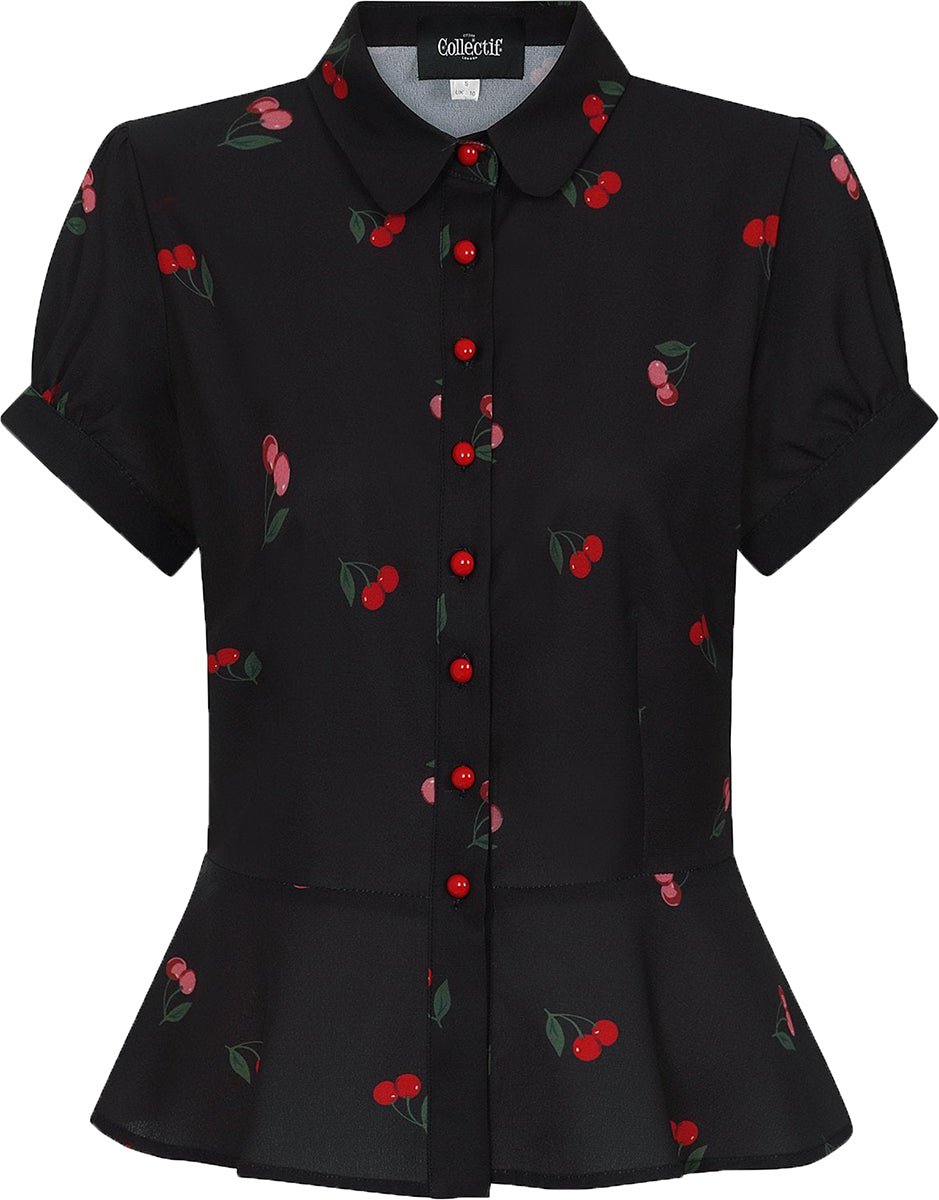Collectif_MARY_GRACE_Vintage_CHERRY_CHERRY_Bubikragen_Kurzarm_Bluse_BLOUSE-2