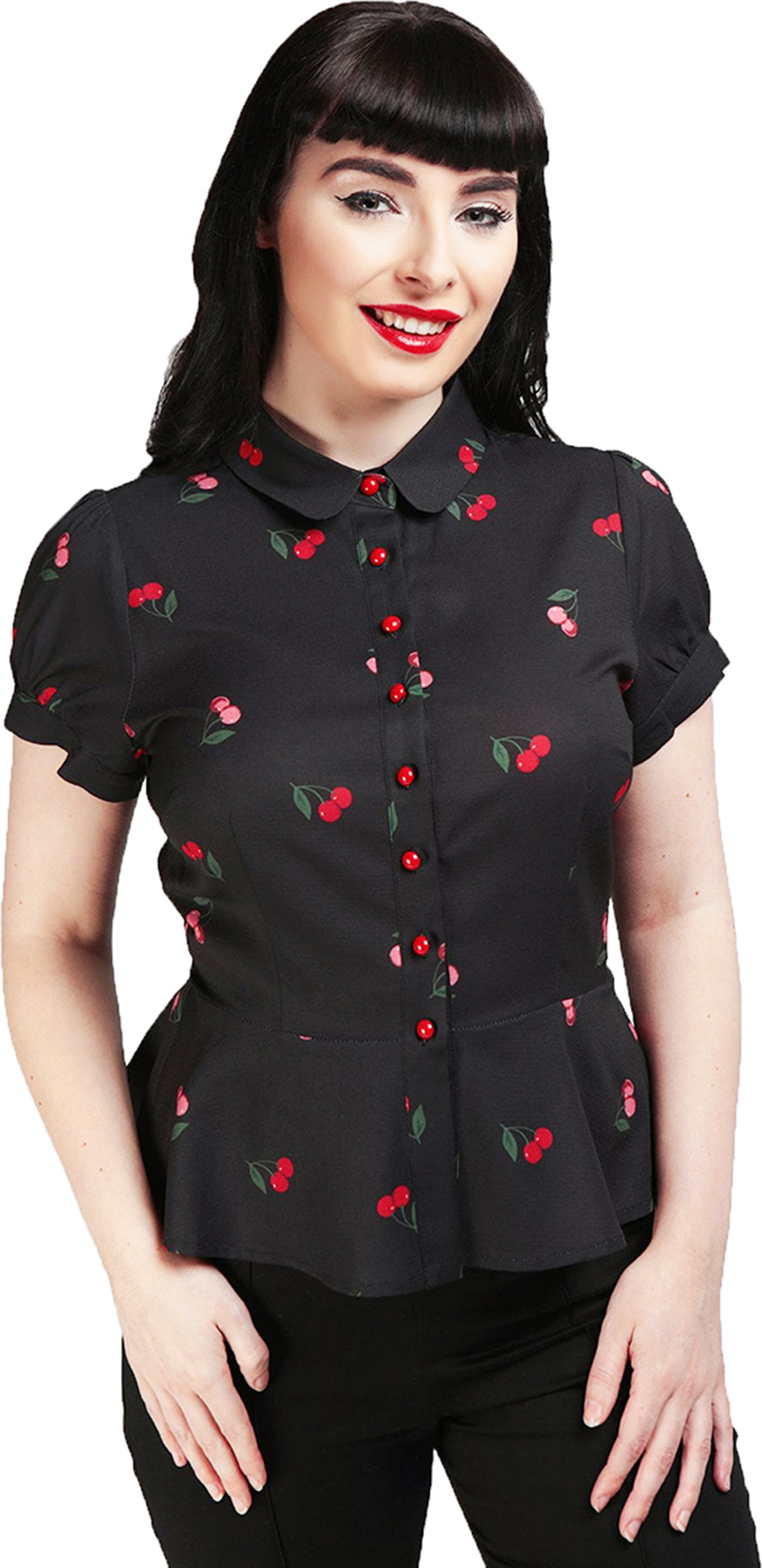 Collectif_MARY_GRACE_Vintage_CHERRY_CHERRY_Bubikragen_Kurzarm_Bluse_BLOUSE_killer_kirscheYTqTTTvlWEQUi
