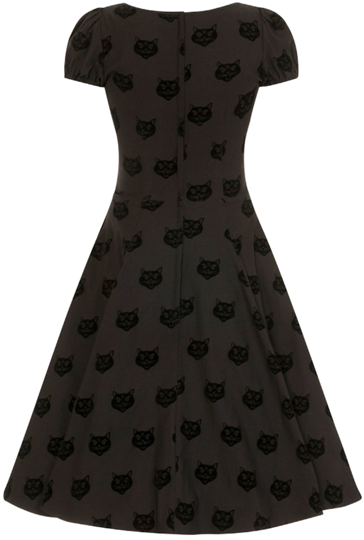 Collectif_MIMI_Spooky_VELVET_CAT_50s_KURZARM_Sweetheart_SWING_DRESS_Kleid_killer_kirsche_6