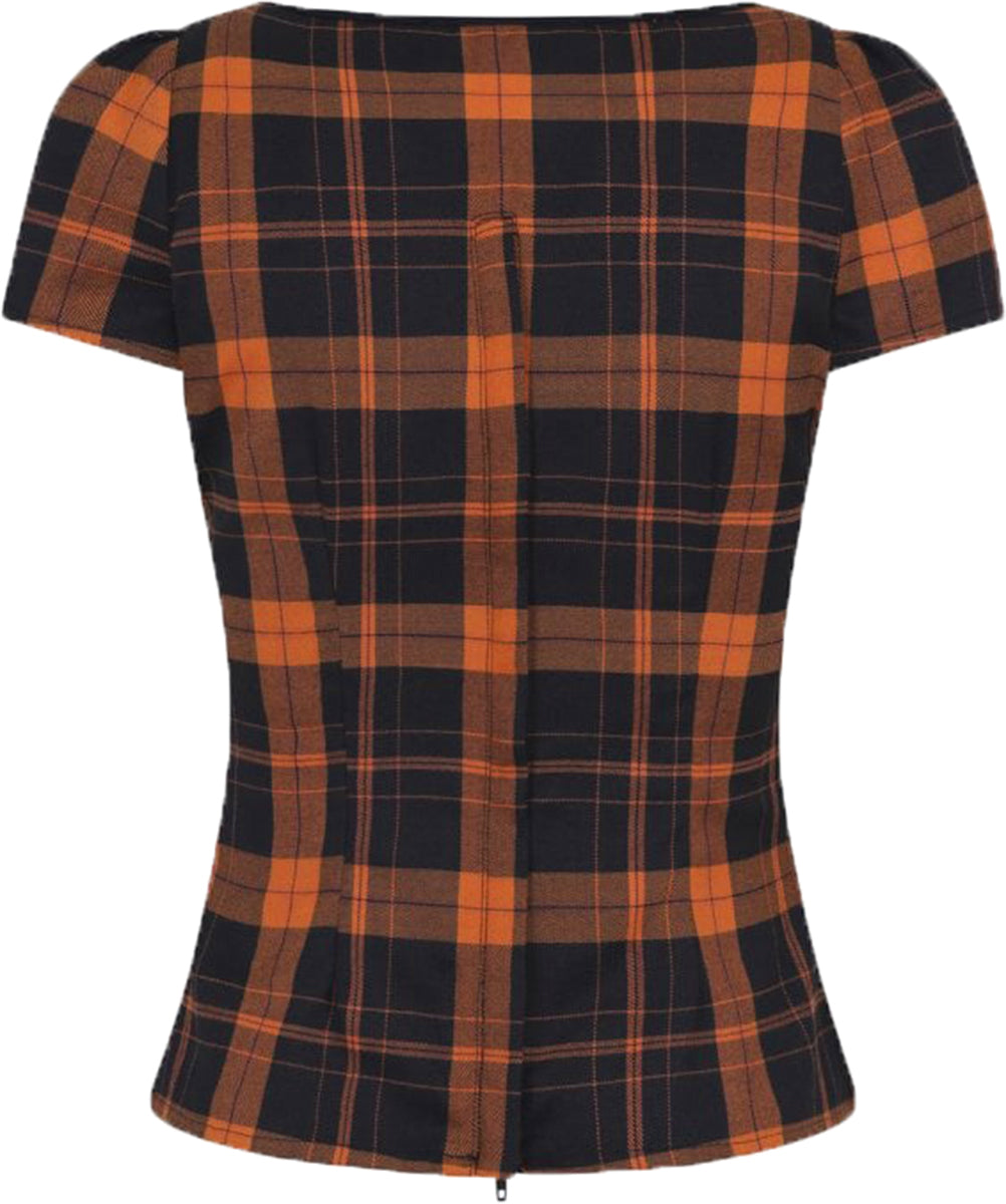 Collectif_MIMI_Vintage_PUMPKIN_CHECK_Sweetheart_KURZARM_Bluse_SHIRT_Top-3W8a8HOeTayZfp
