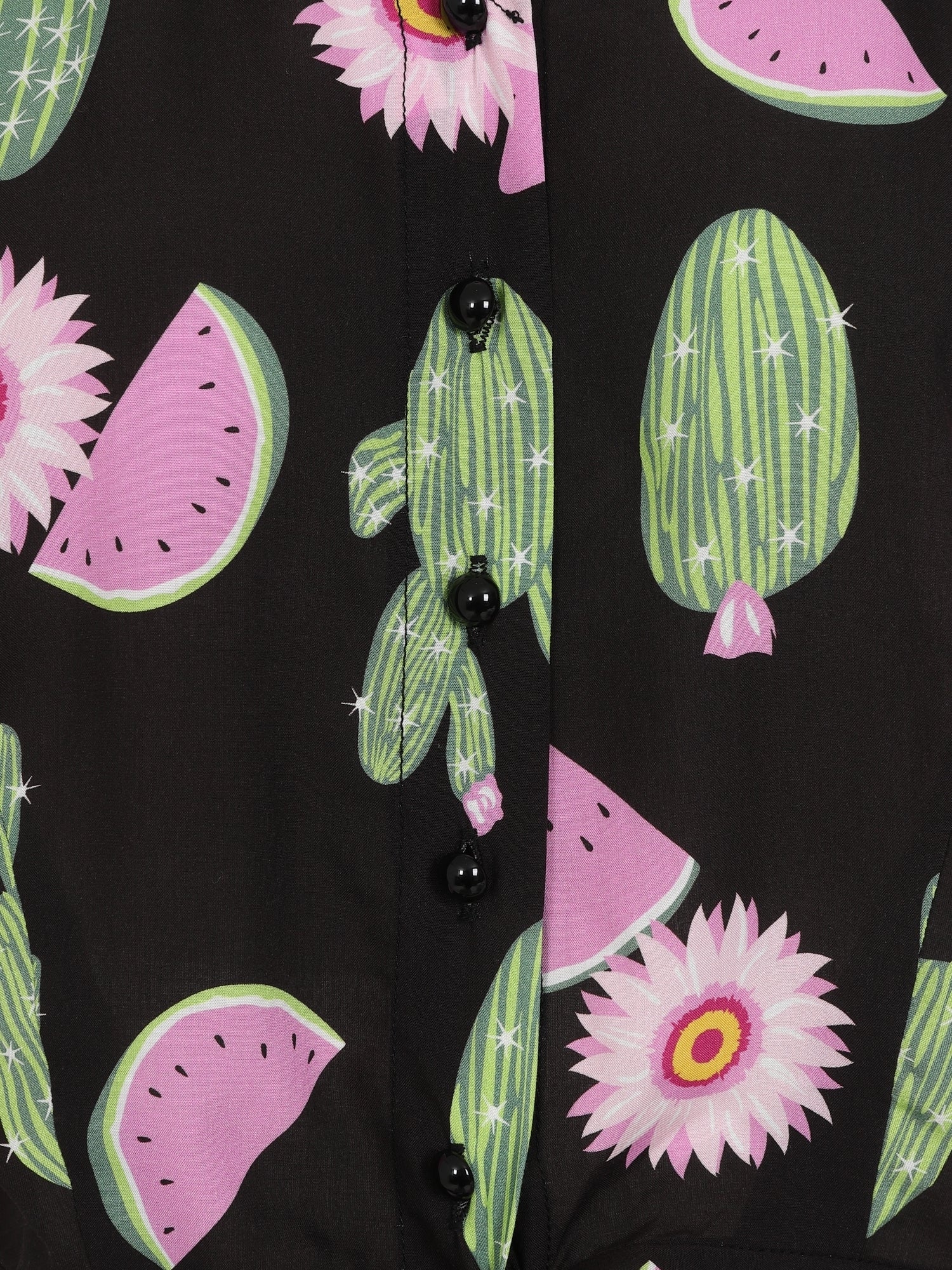Collectif_MISTY_50s_CACTUS_MELON_Blumen_V-NECK_Kurzarm_BLOUSE_Bluse_killer_kirscheBzwLGzdJB7rAY