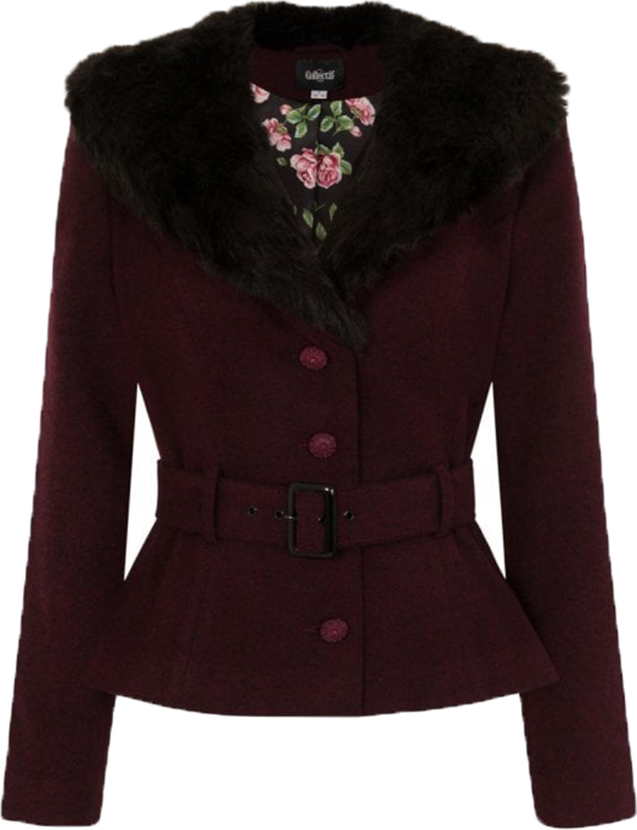 Collectif_MOLLY_Vintage_FAKE_FUR_COLLAR_50s_Kunstfell_40s_JACKET_Jacke_Bordeaux-2