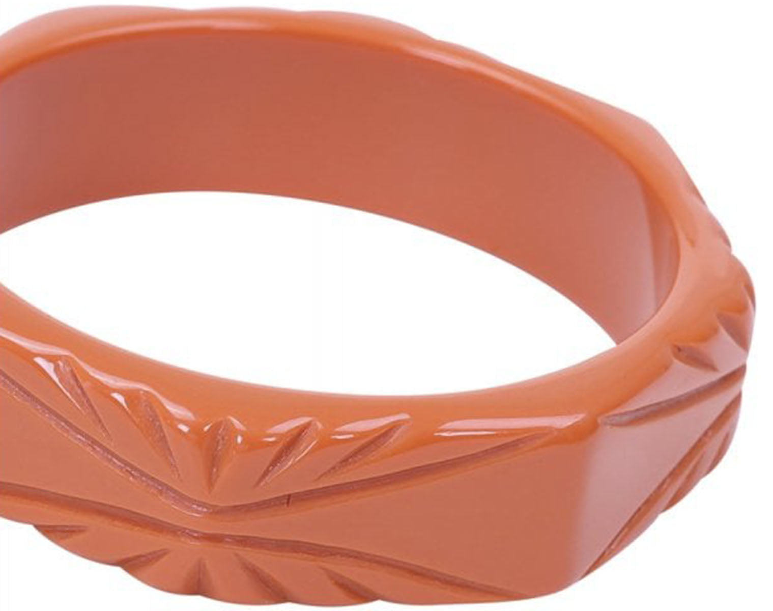 Collectif_OLIVIA_Vintage_FAKELITE_Retro_CARVED_BANGLE_Armreif_Burnt_Orange-2