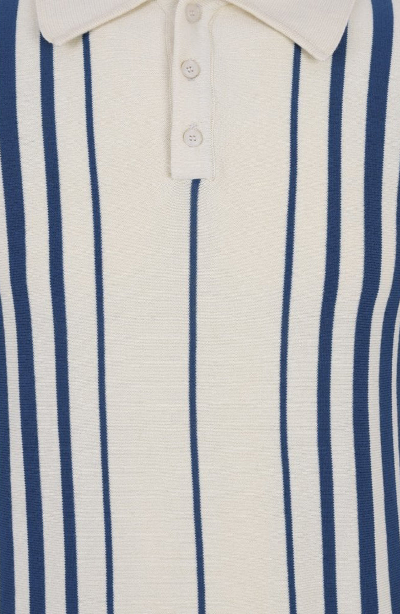 Collectif_PABLO_Vintage_FINE_STRIPE_Knitted_Feinstrick_Kurzarm_POLO_SHIRT-4